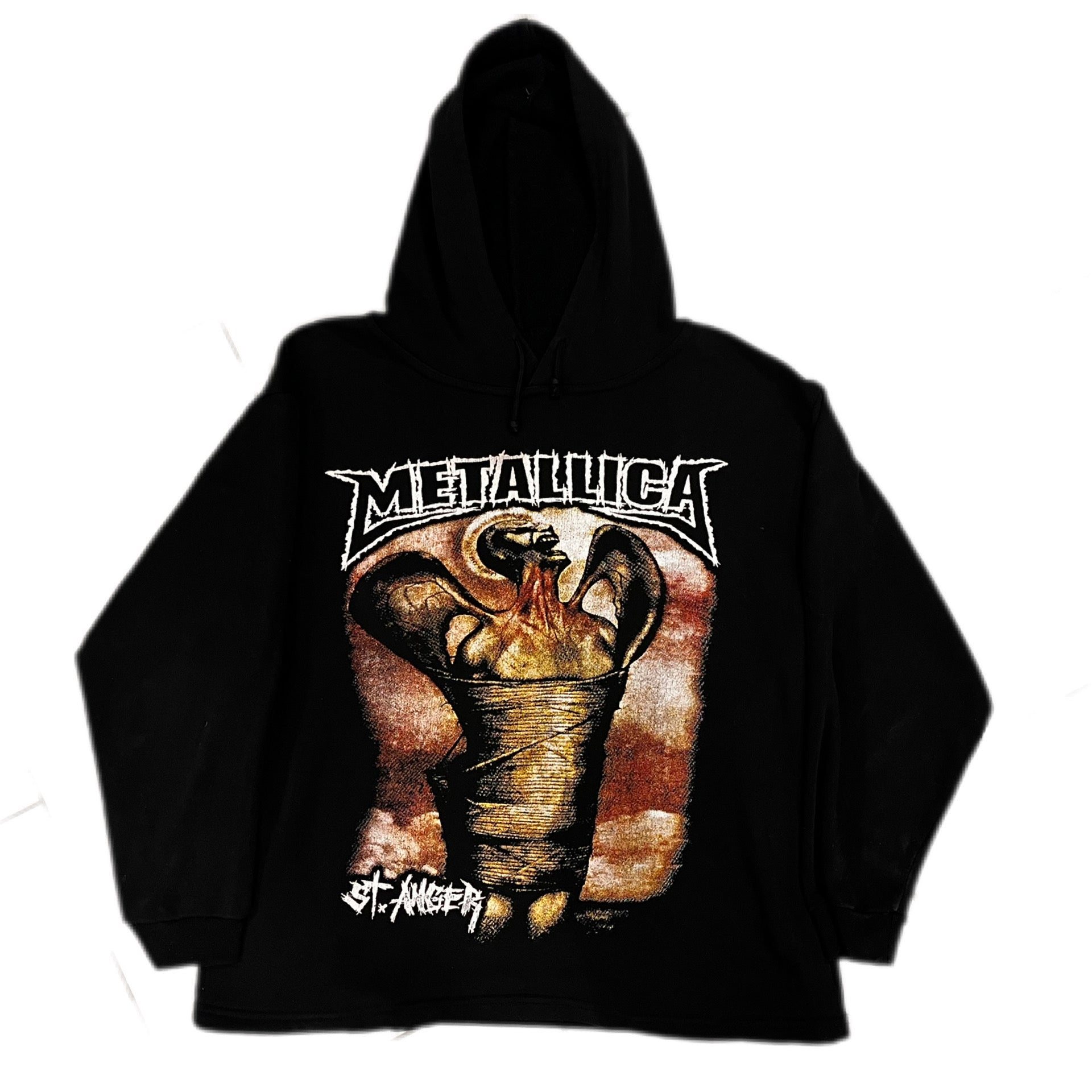 Early 2000s hoodie dwustronne Metallica St.Anger bluza koncertowa z kapturem