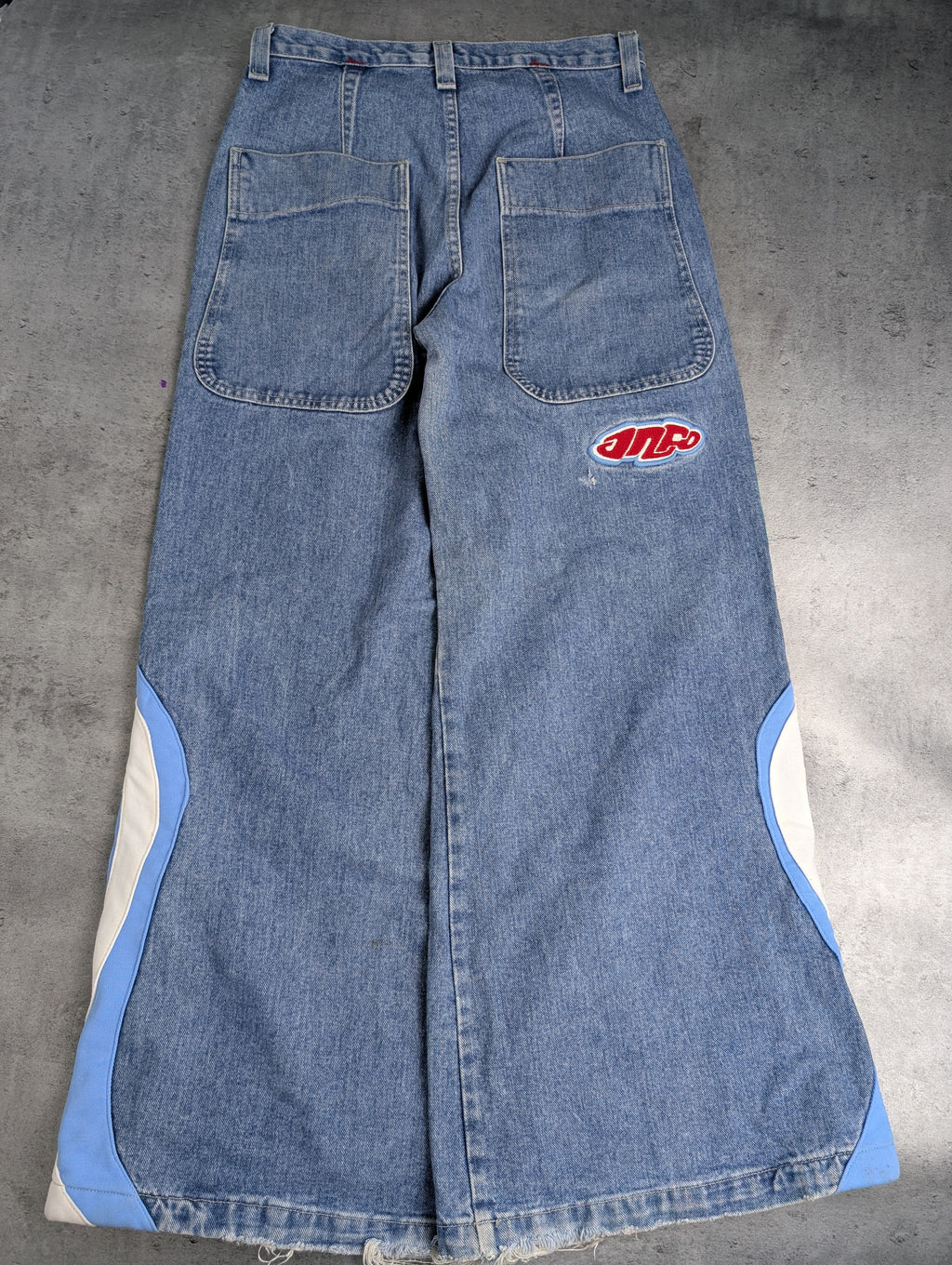 1998 RARE Jnco Hypnotix Girlie Stuff Line Baggy Jeans
