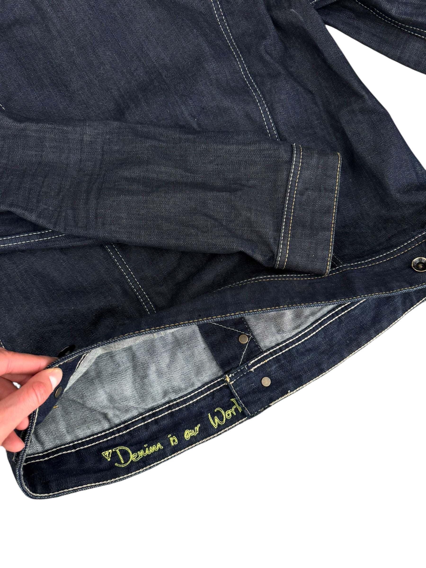 Rare 2008 Kurtka Jeansowa Trucker Jacket Denim Guess Premim