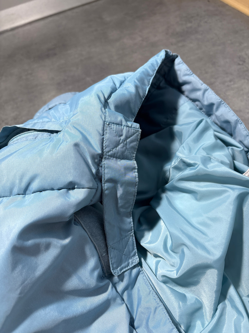 90s NIKE puffer jacket kurtka puchowa baby blue