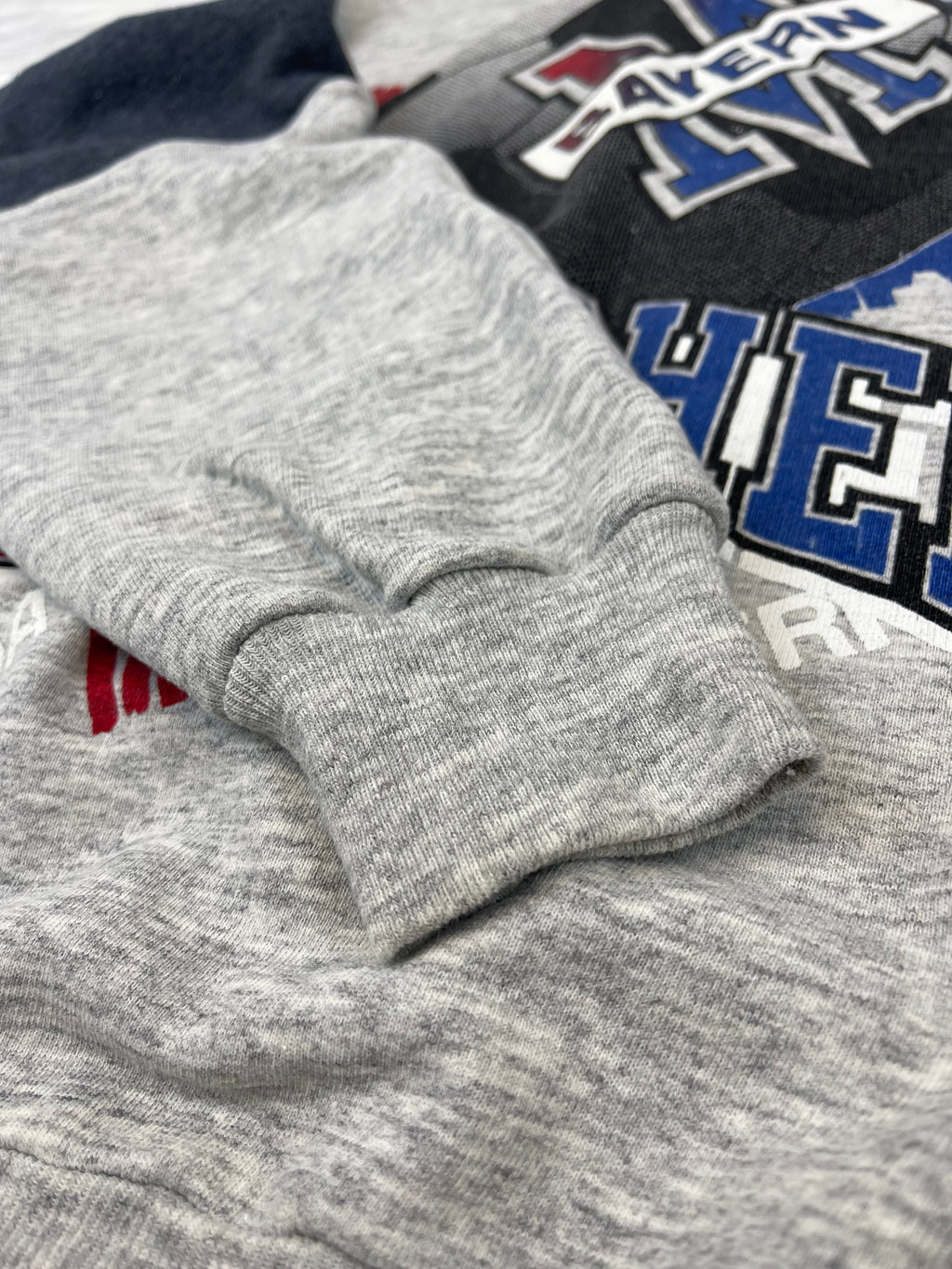 Bayern Munchen Monachium 90s Vintage Bluza piłkarska Bundesliga z nadrukiem