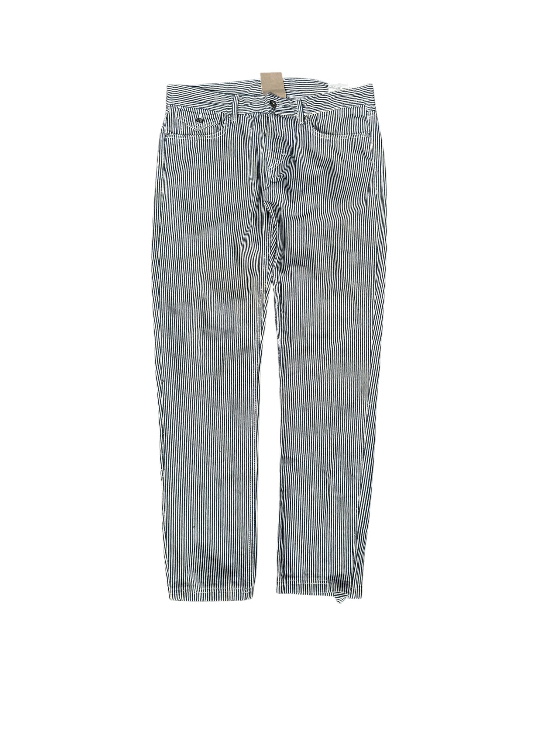 2000s Spodnie Proste Dolce Gabbana HighEnd Designer w paski eleganckie y2k Streetwear