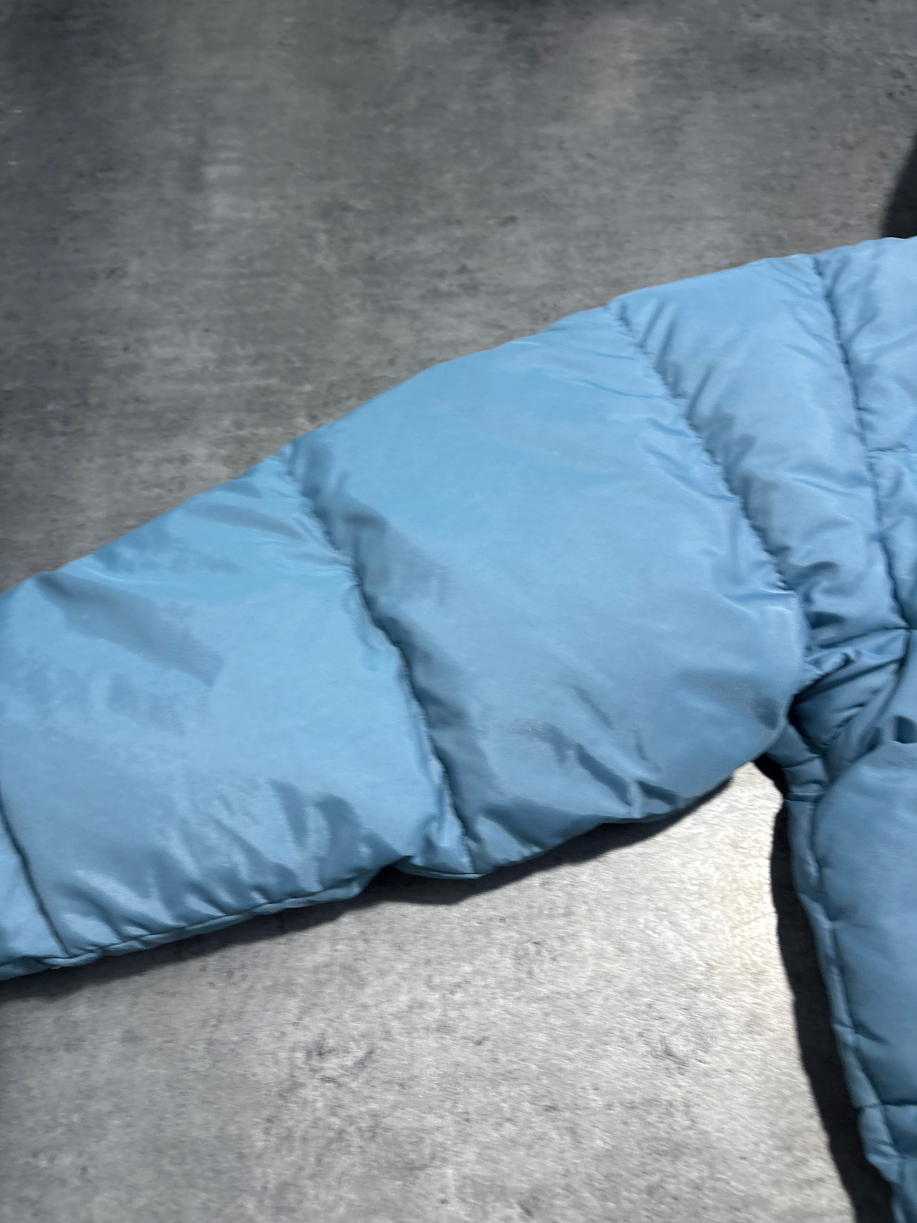 90s NIKE puffer jacket kurtka puchowa baby blue