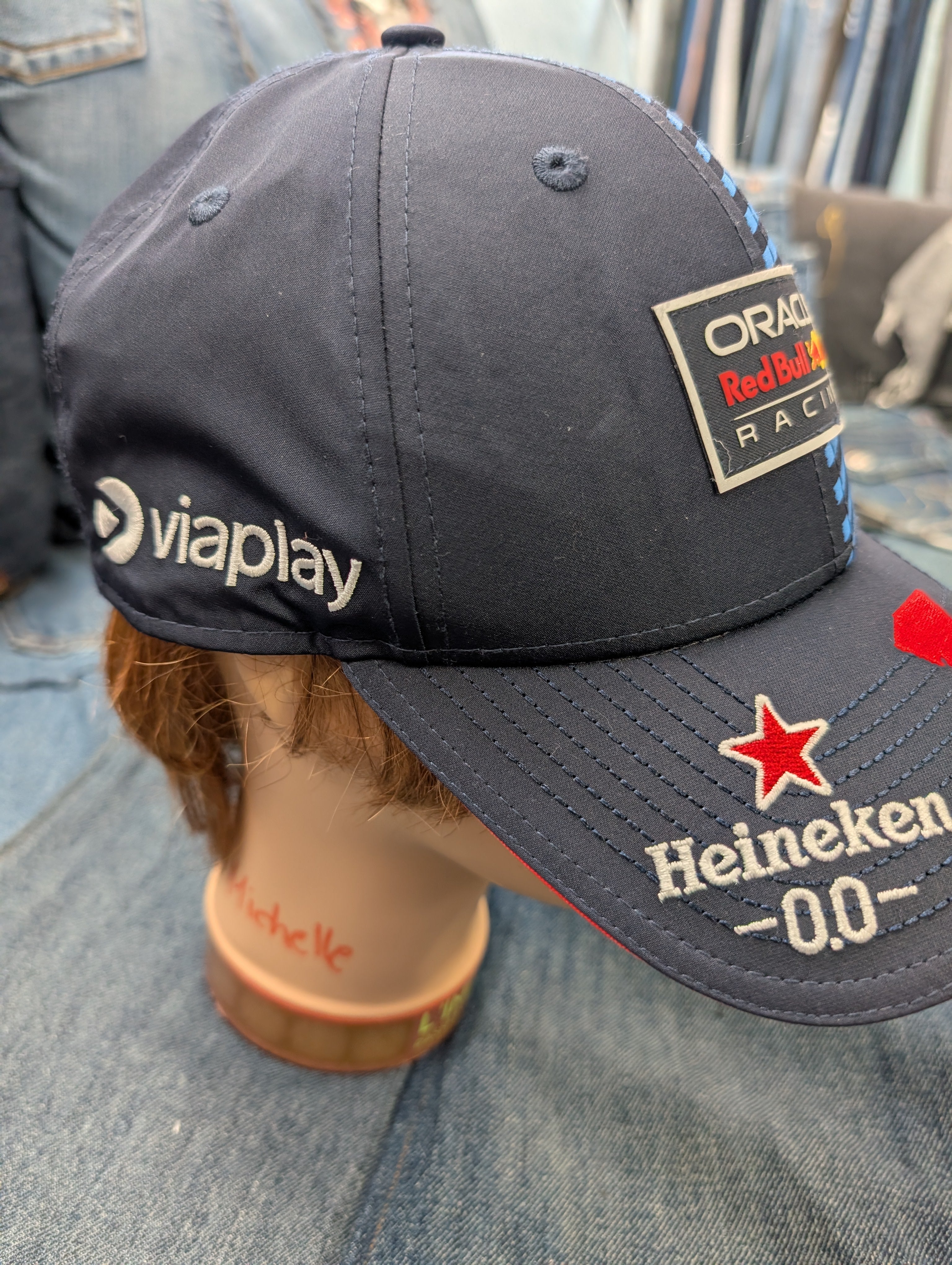 Oracle Red Bull Racing New Era Y2K Motocross Hat Czapka z daszkiem wyścigowa y2k