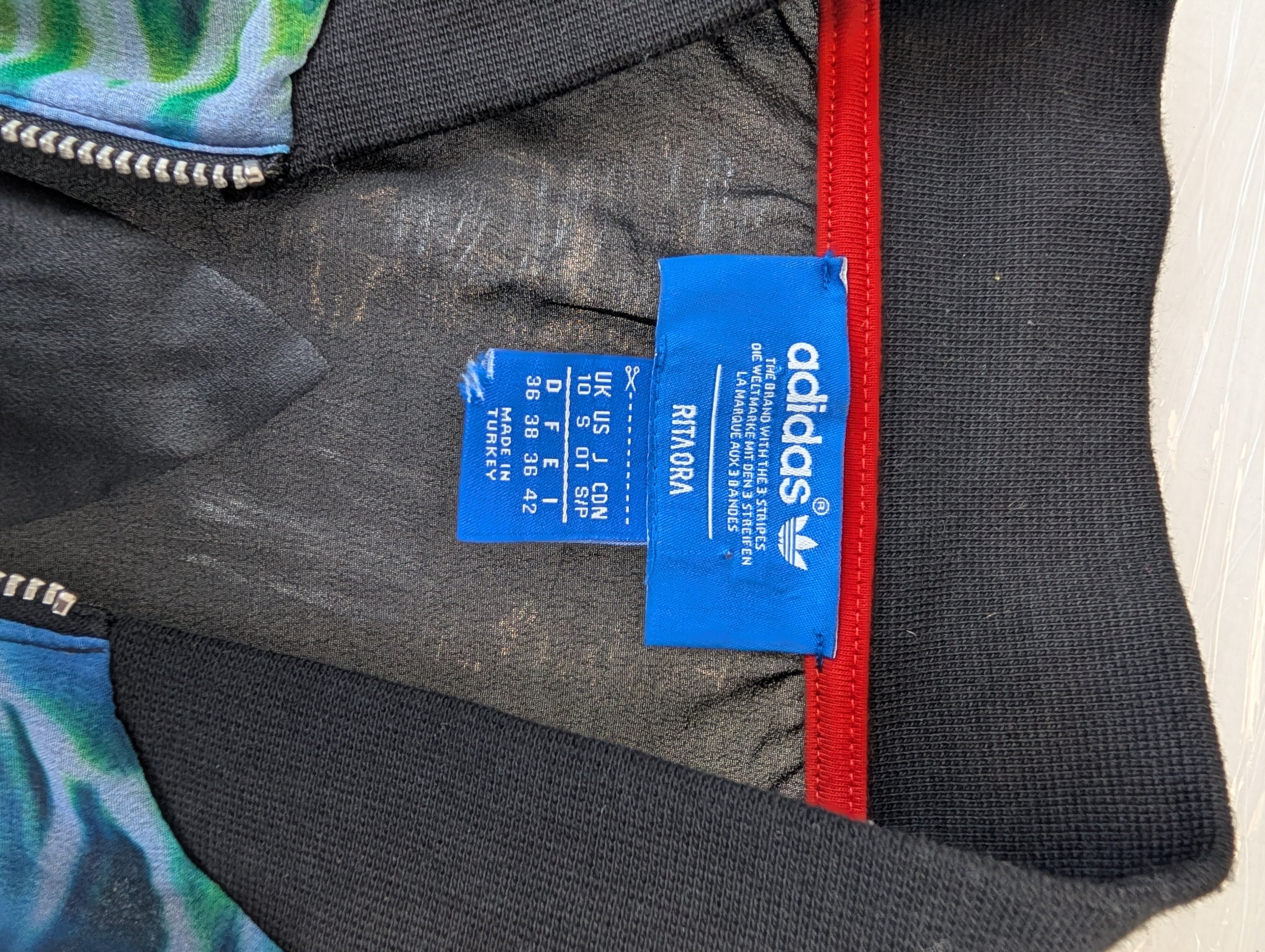 Adidas Originals x Rita Ora Y2K Mesh Prześwitujący Letnia Bluza Rozpinana Tracksuit Jacket