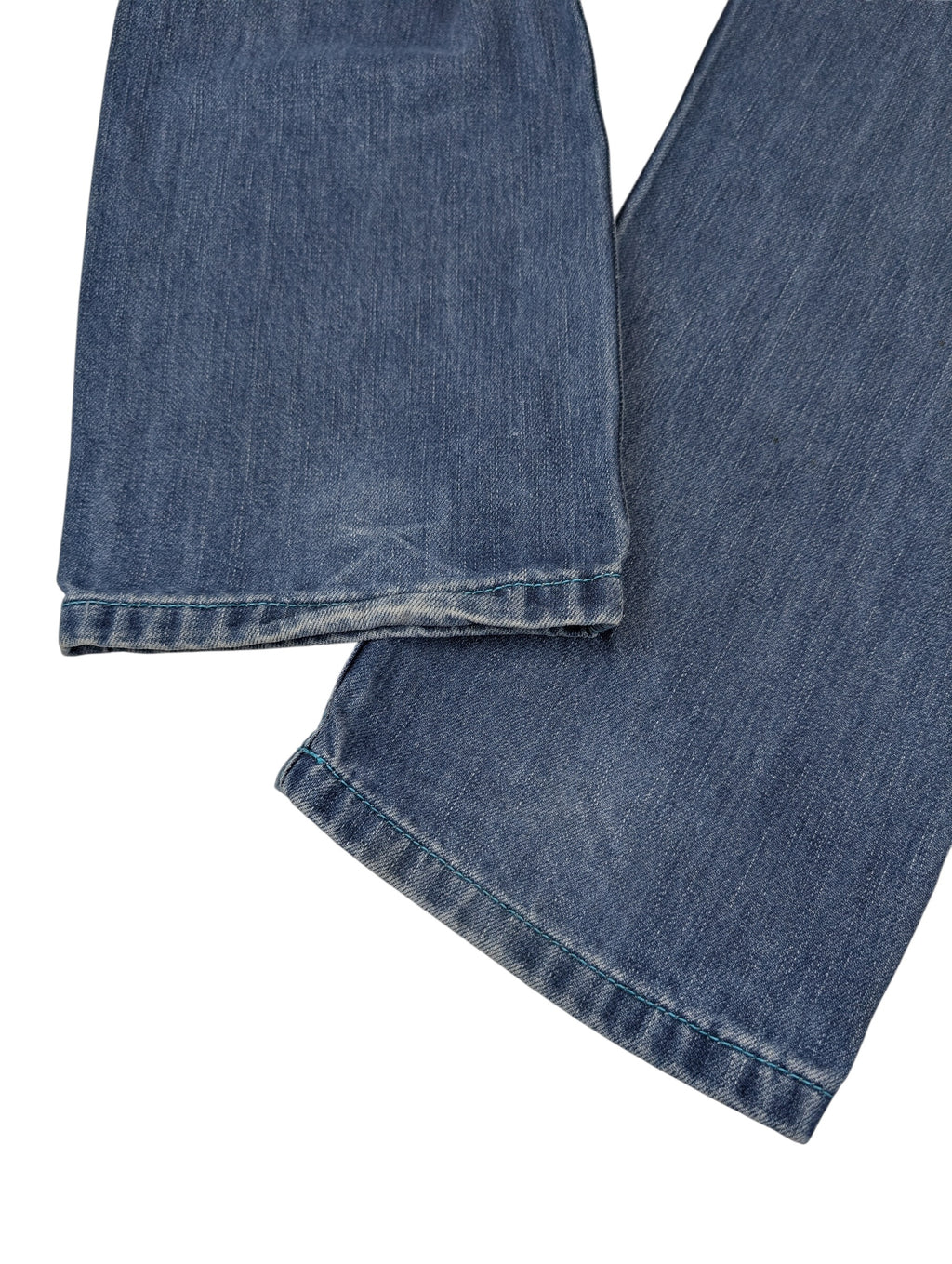 ElPolako El Polako Y2K proste baggy męskie spodnie jeansowe jeansy hiphop skater rap