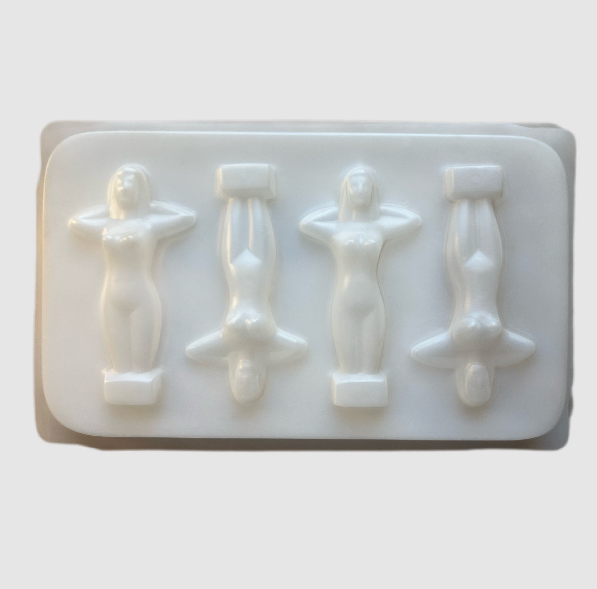 1970s Germany Kalte Lady Kolekcjonerskie foremki do lodu Ice Mold Lady Ice Cube Maker Tray