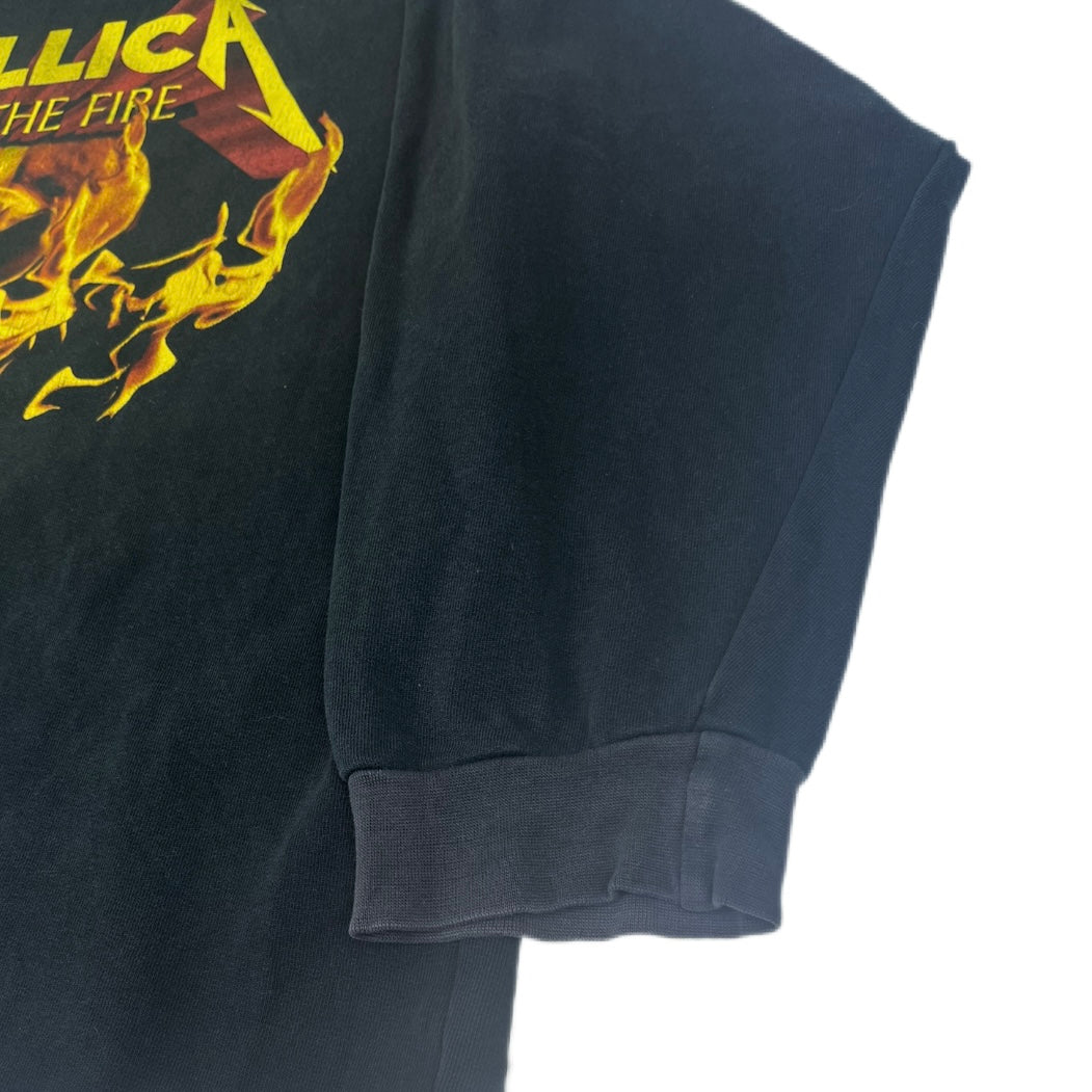 Early 2000s Metallica Jump In The Fire Band Hoodie Bluza z kapturem koncertowa music merch White Crow