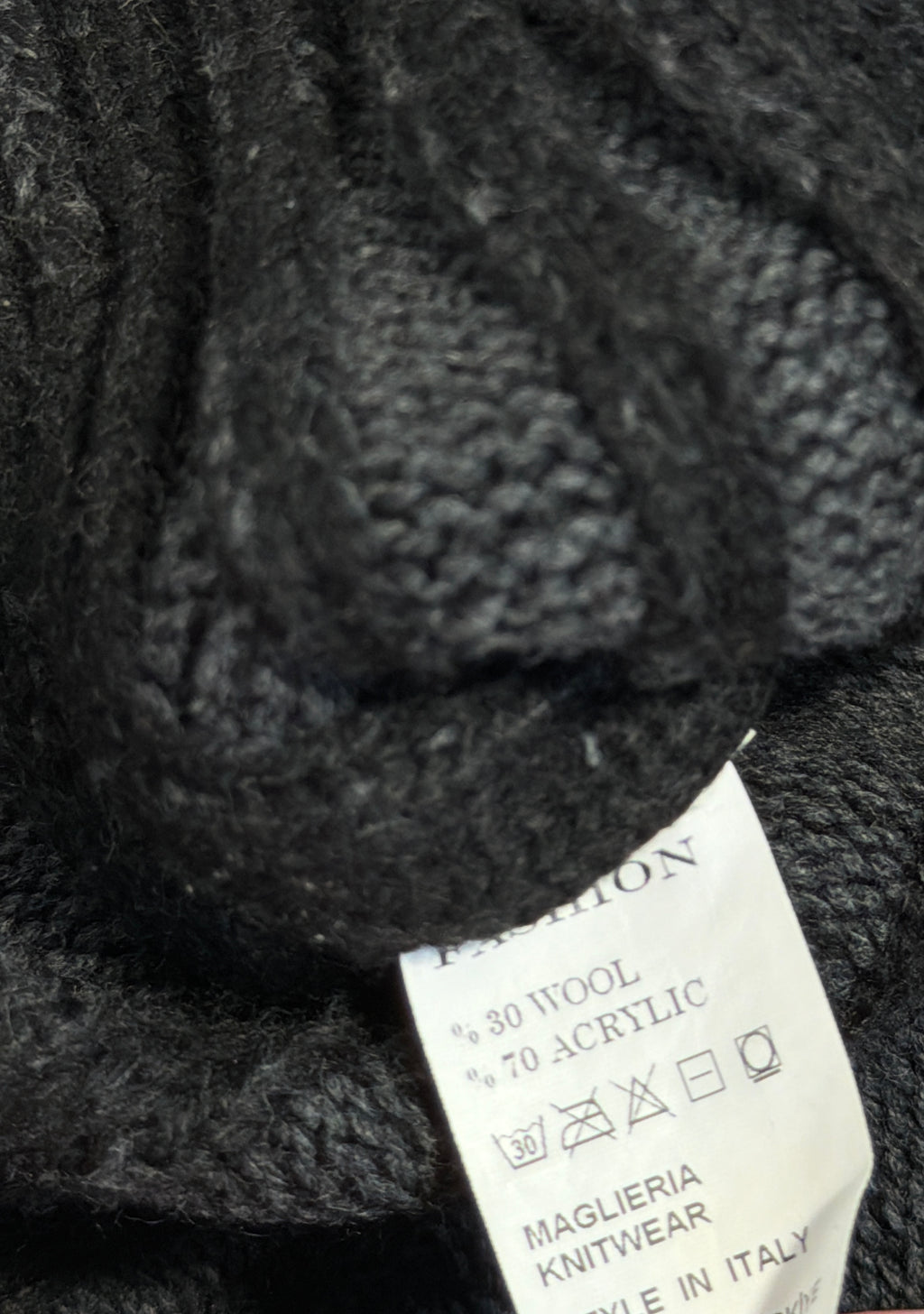 2000s Knit washed avantgarde sweter vintage unique