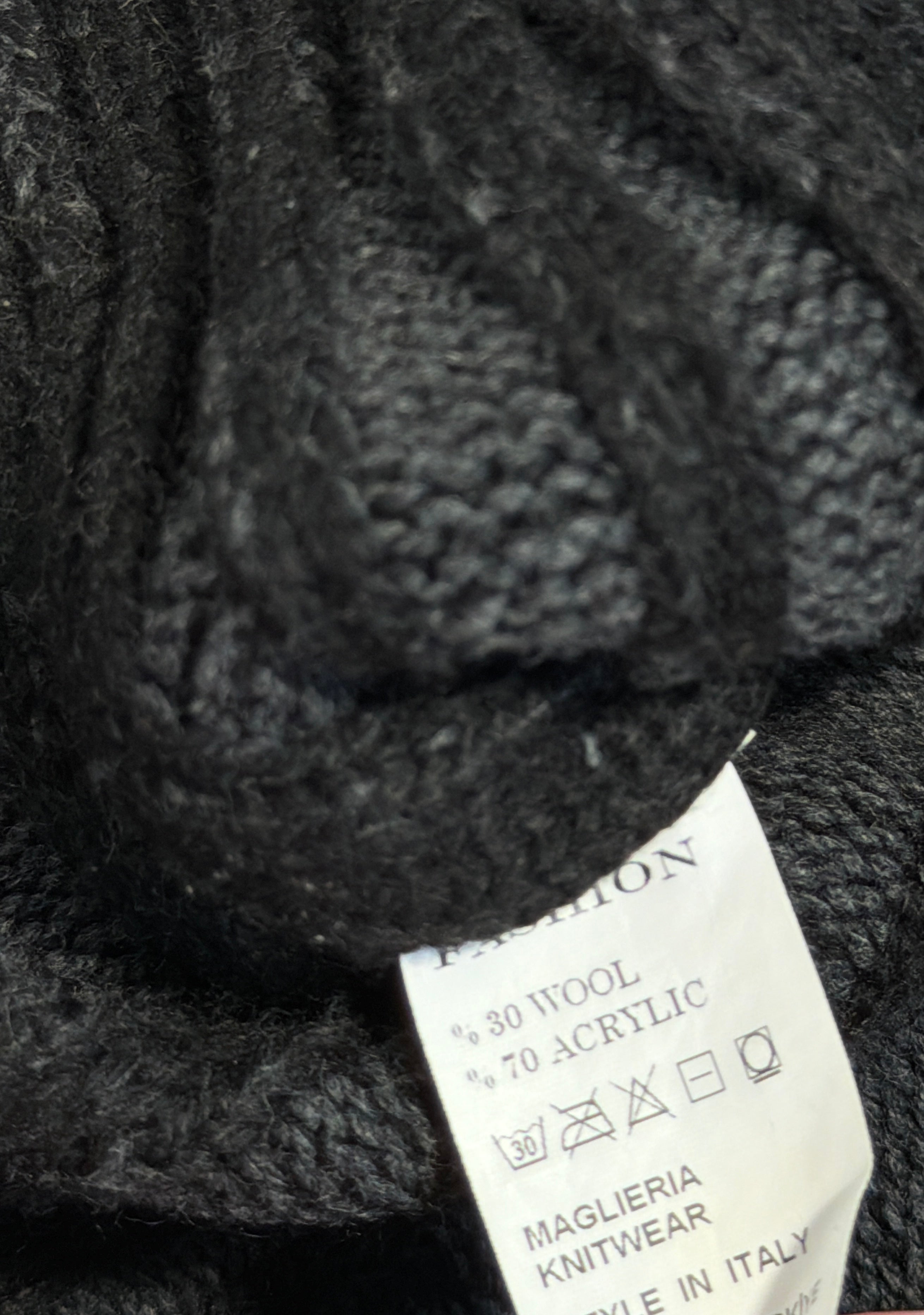 2000s Knit washed avantgarde sweter vintage unique