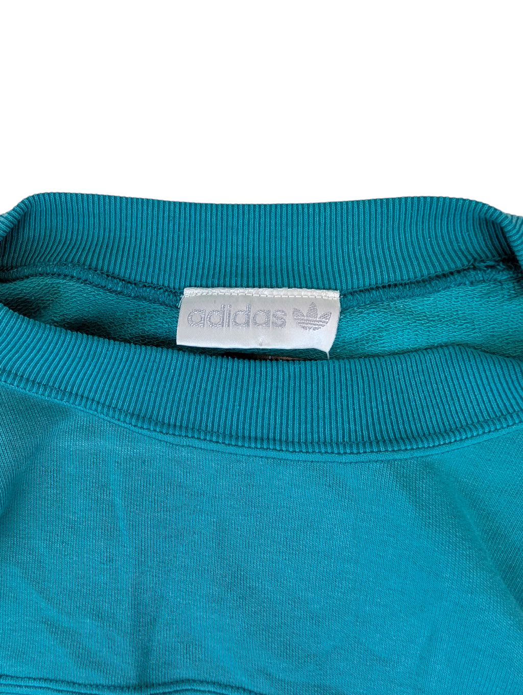 Adidas 90s minimalistic crewneck sweatshirt bluza bez kaptura vintage