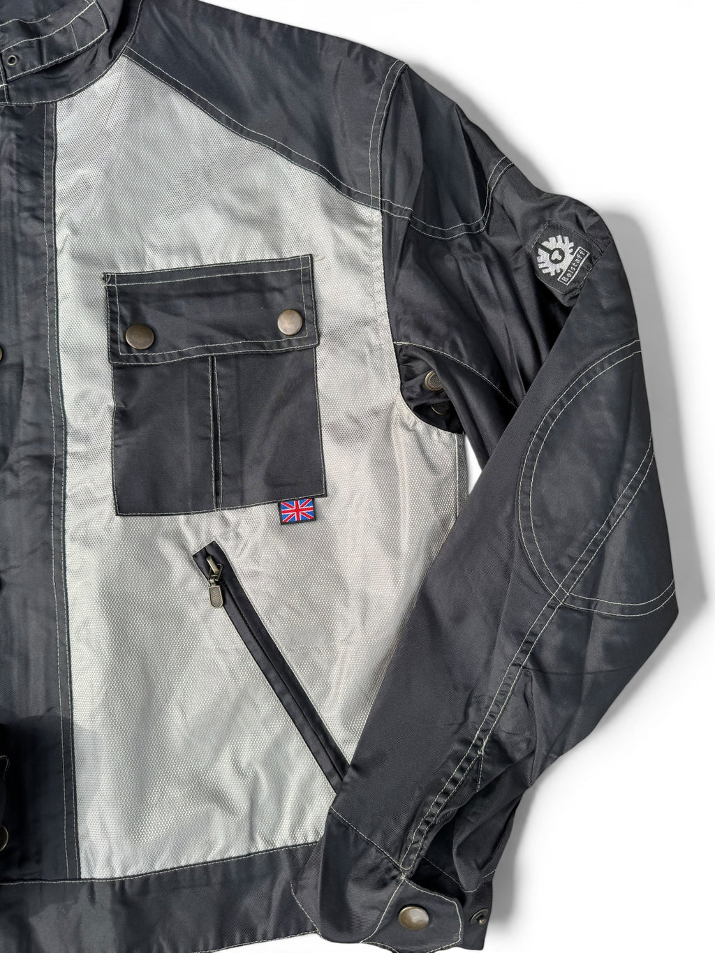 Belstaff Racing Jacket kurtka Biker Military Spring Windbreaker ZIP Up Vintage