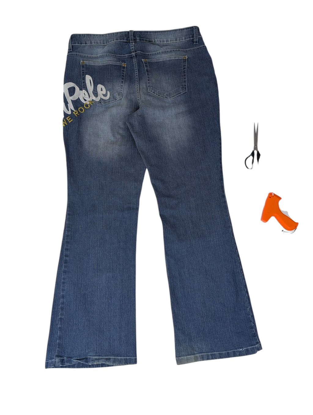 Southpole Y2K flared bootcut dzwony poszerzane spodnie jeansowe jeansy