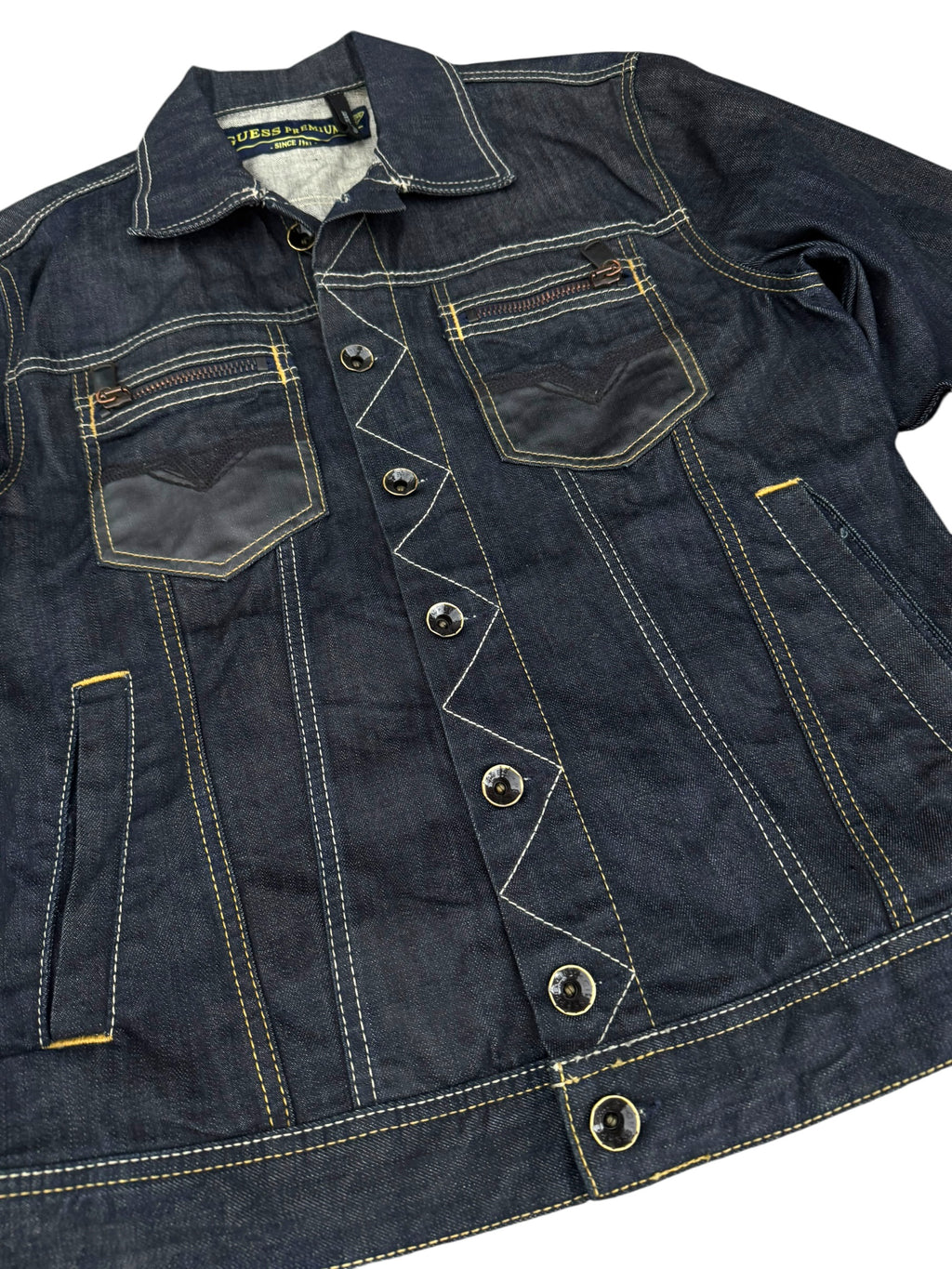 Rare 2008 Kurtka Jeansowa Trucker Jacket Denim Guess Premim