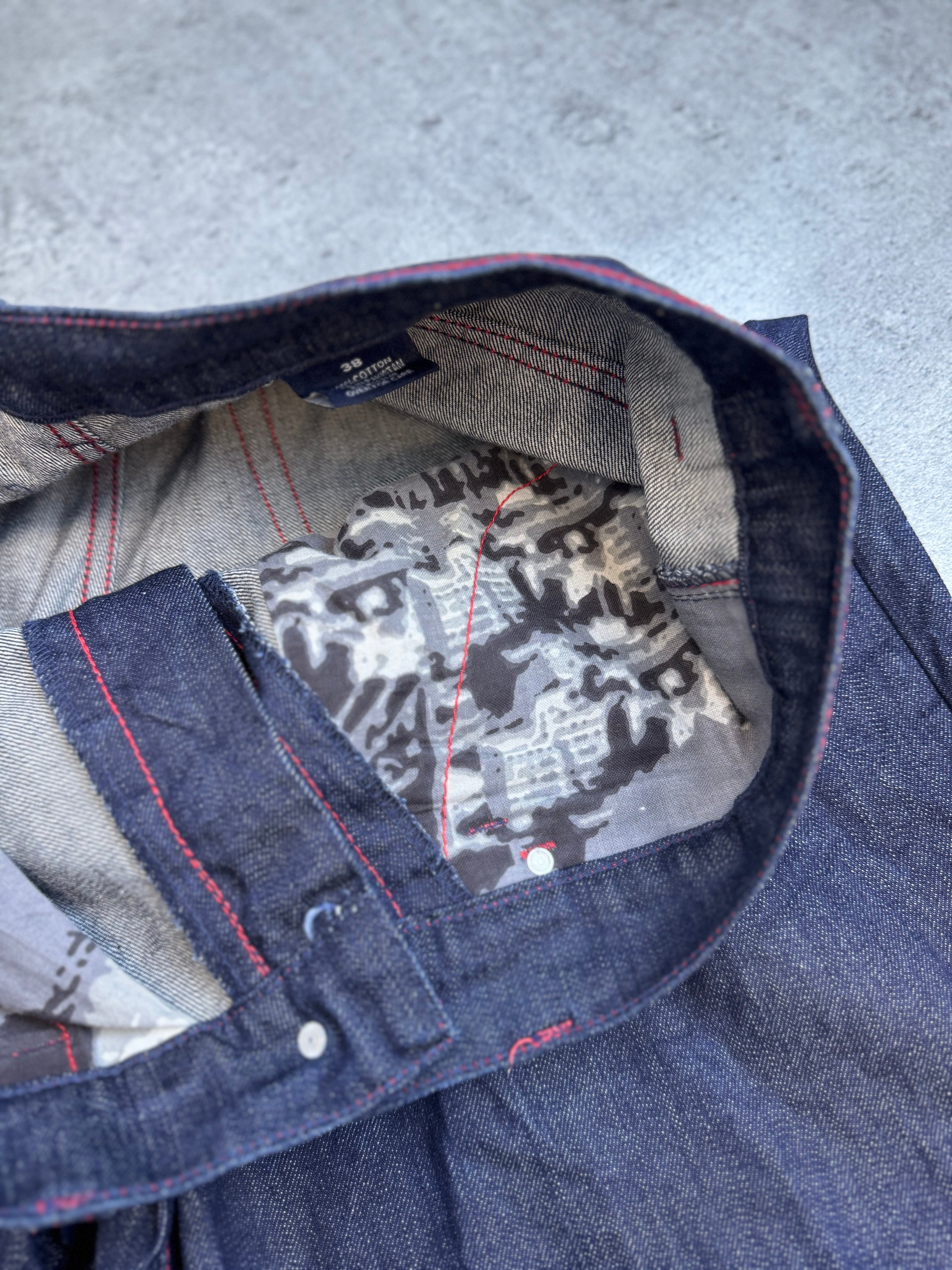 Rocawear vintage y2k baggy jorts szerokie spodenki jeansowe denim