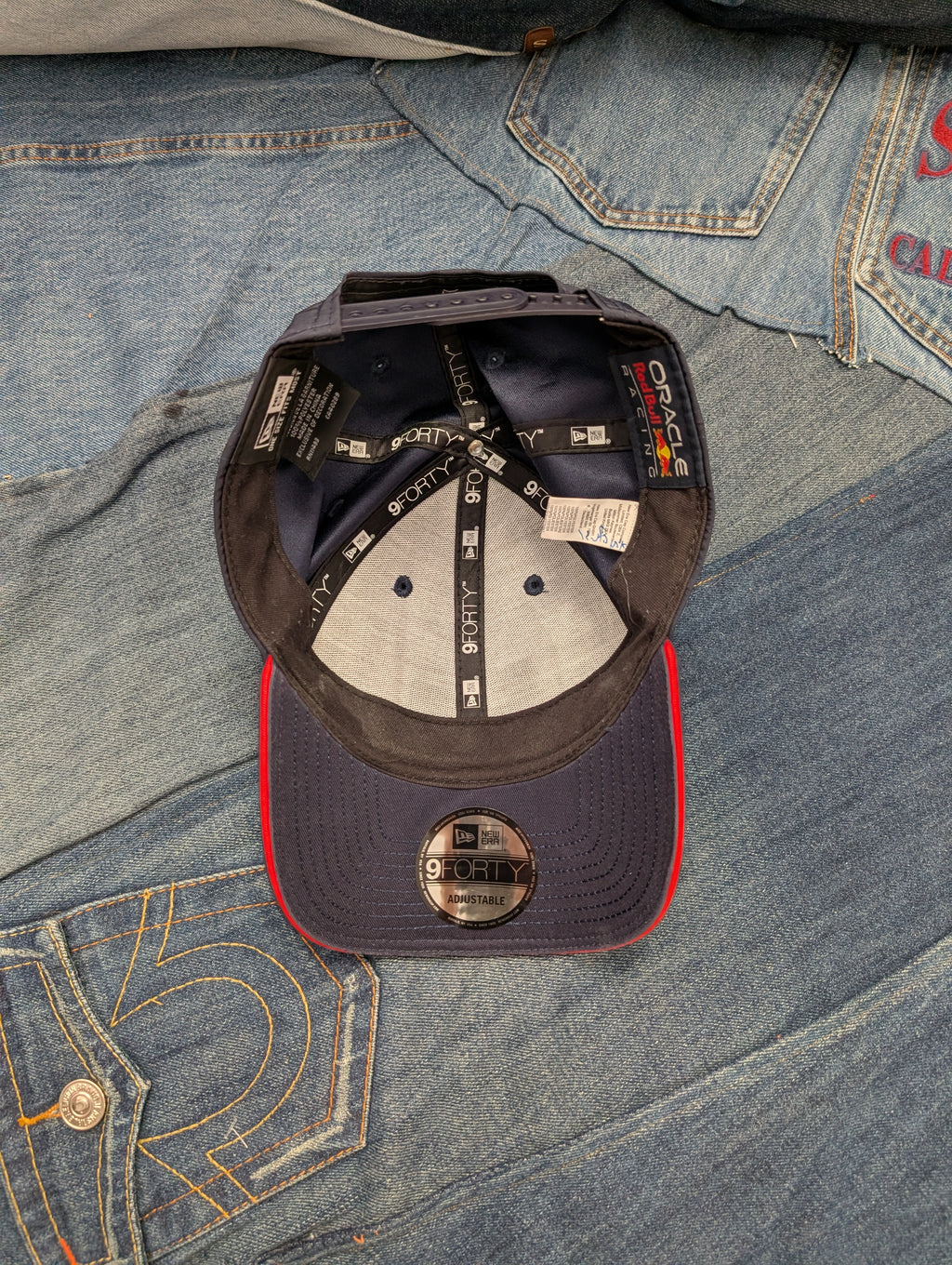 Oracle Red Bull Racing New Era Y2K Motocross Hat Czapka z daszkiem wyścigowa y2k