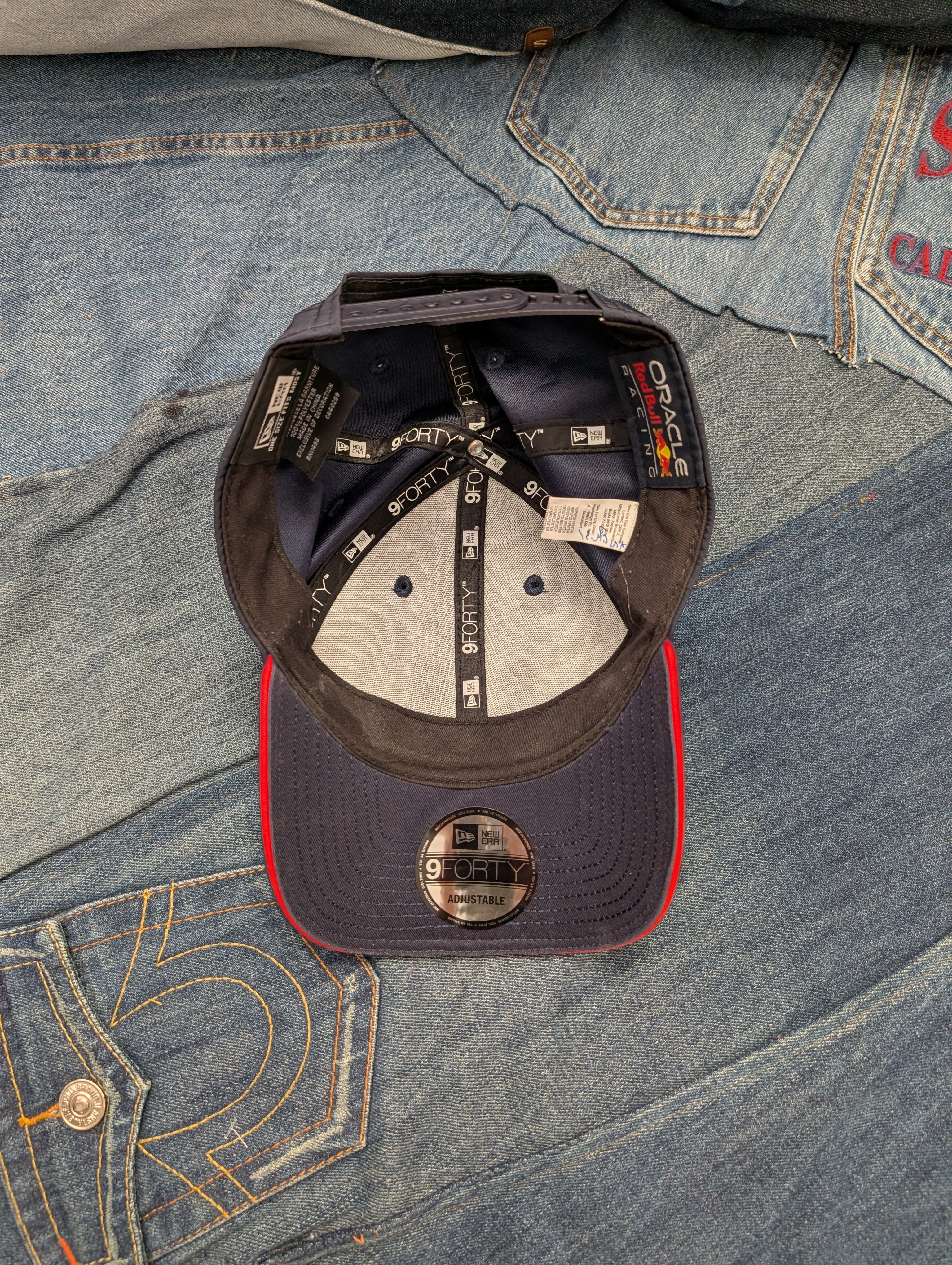 Oracle Red Bull Racing New Era Y2K Motocross Hat Czapka z daszkiem wyścigowa y2k