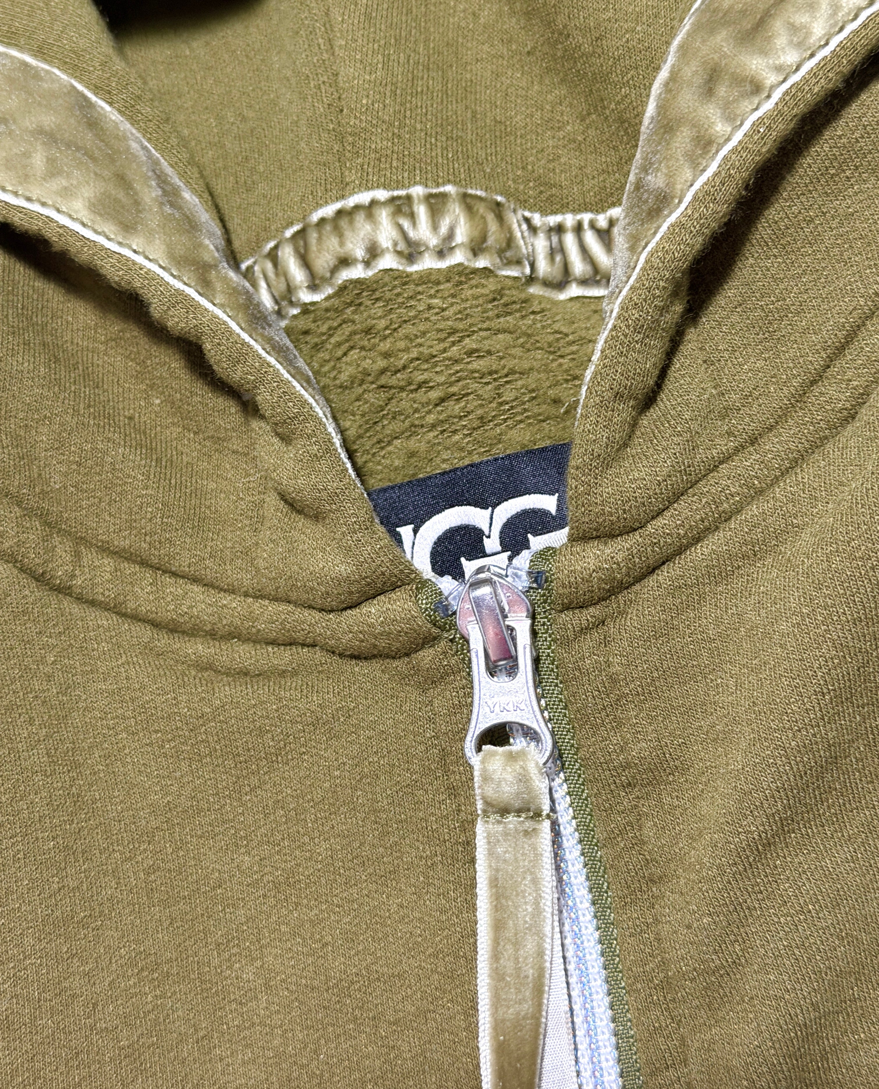 UGG oversize zip hoodie bluza z kapturem rozpinana