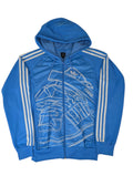 Adidas Forum Big Graphic y2k bluza z kapturem rozpinana vintage