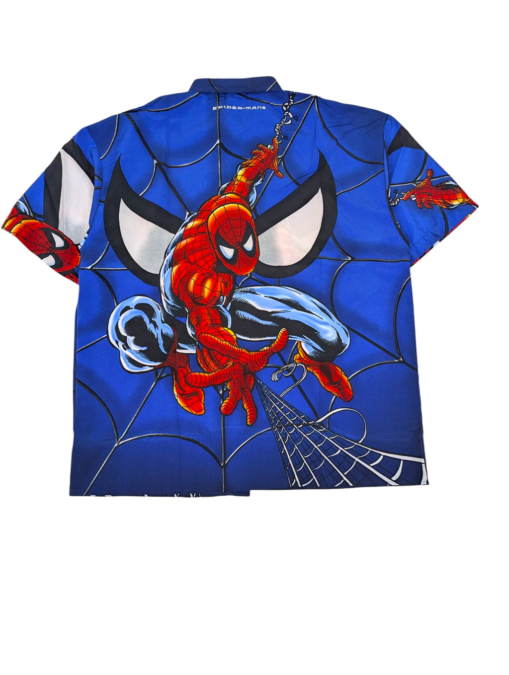 2002 Spiderman Nowa z Metkami Oversized marvel vintage y2k 2000s AOP koszula z krótkim rękawkiem Movie Promo