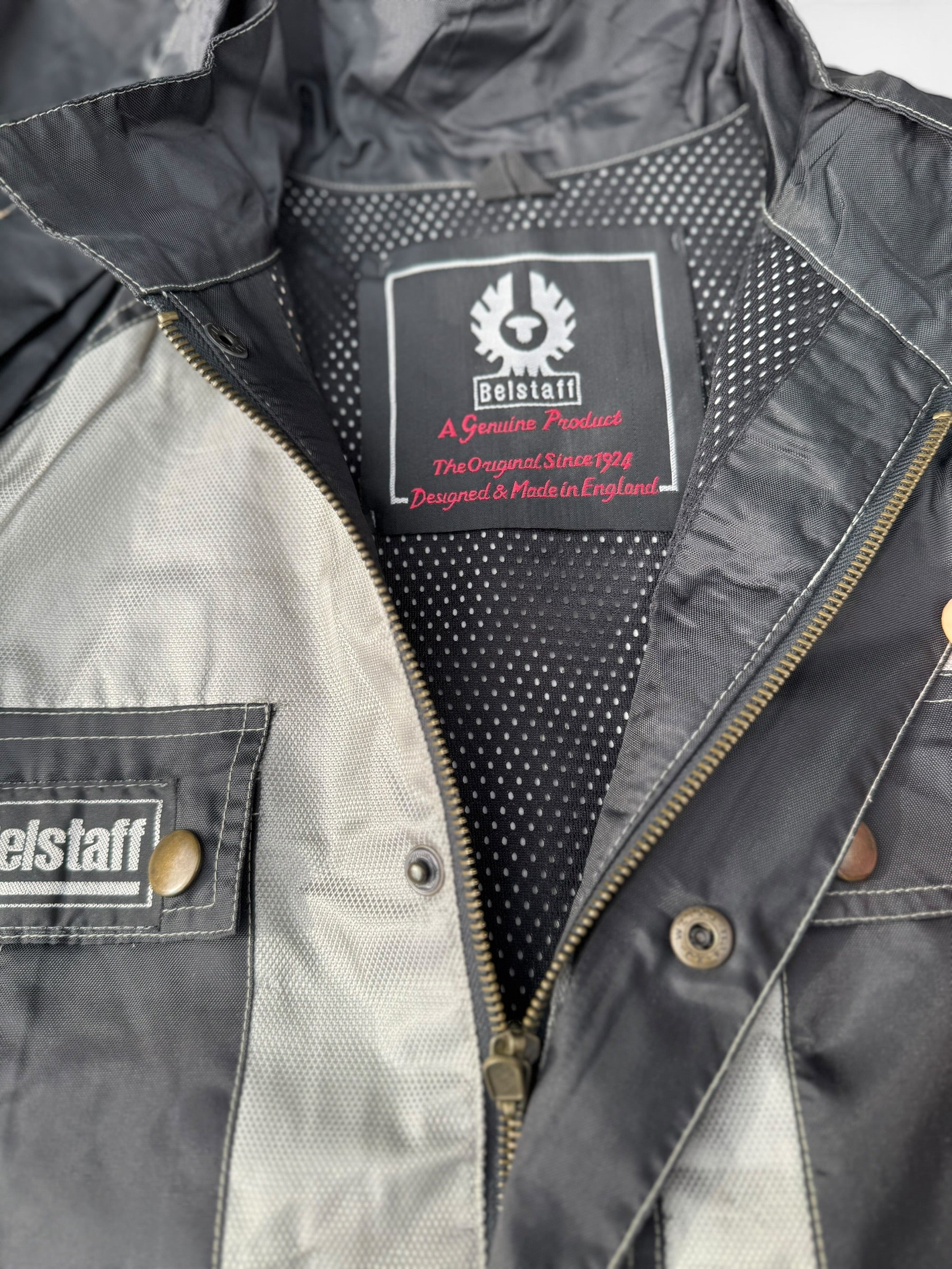 Belstaff Racing Jacket kurtka Biker Military Spring Windbreaker ZIP Up Vintage