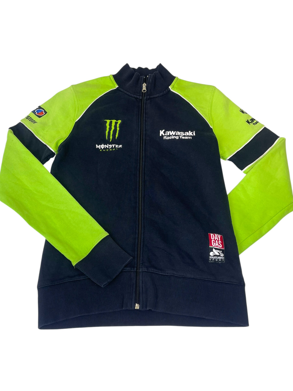 Monster energy x Kawasaki Racing tracksuit jacket bluza rozpinana wyścigowa y2k