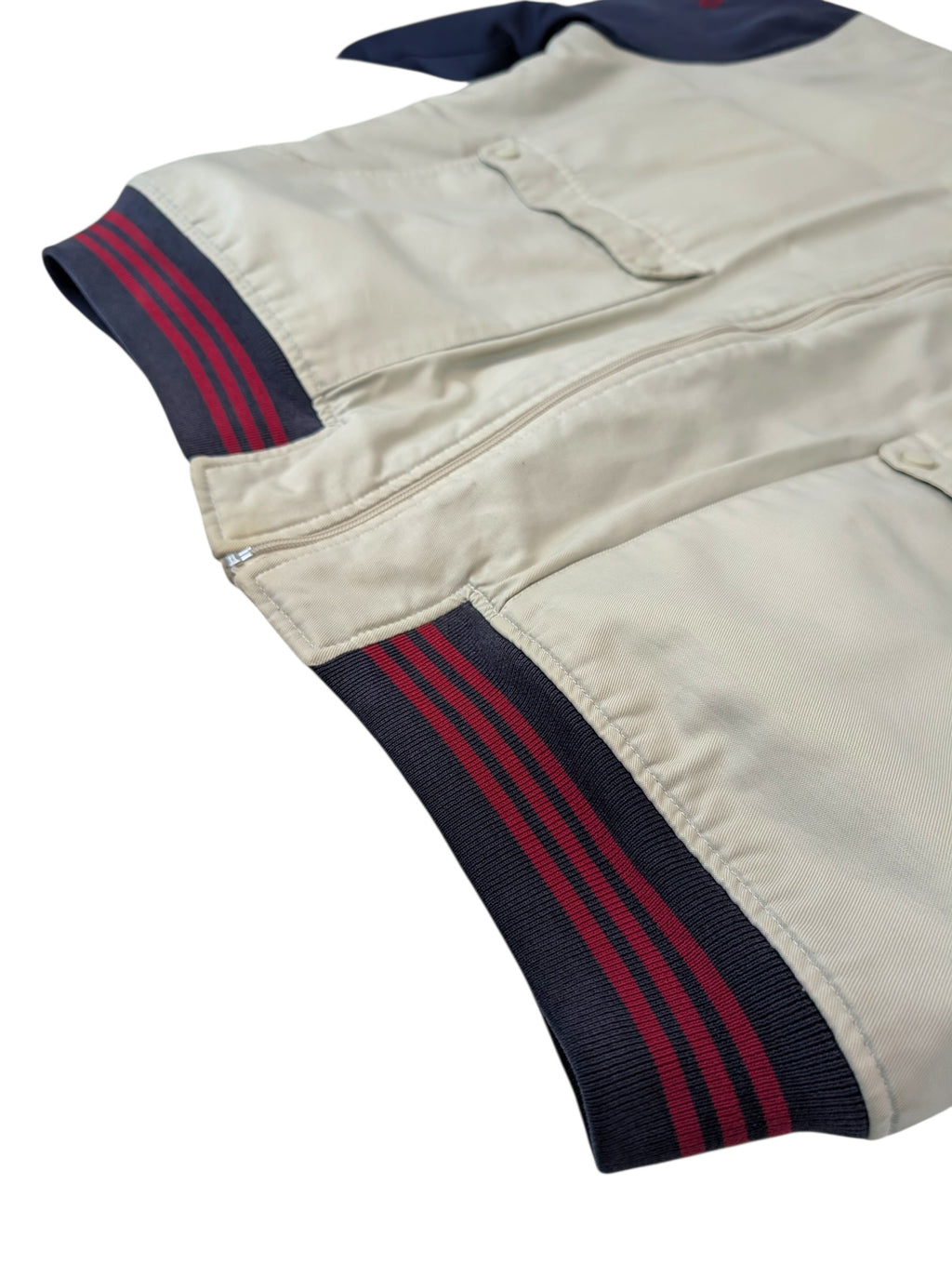 Vintage Oversized adidas 2XL kurtka Bomberka baseball varsity jacket oldschool