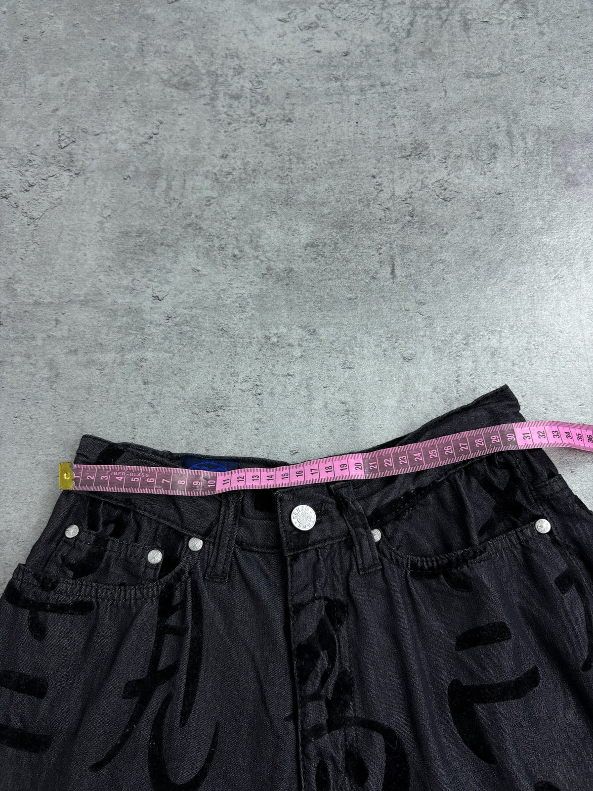 90s KENZO RARE PANTS FROM VISCOSE AOP