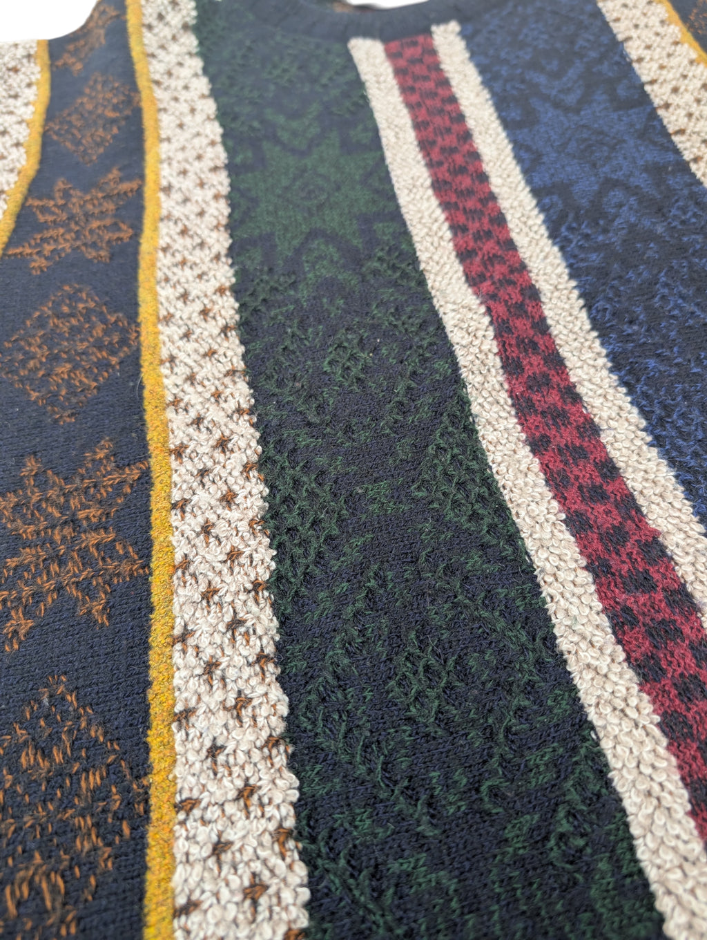 Coogi Style 3D knit sweater Marc Gibaldi Welniany