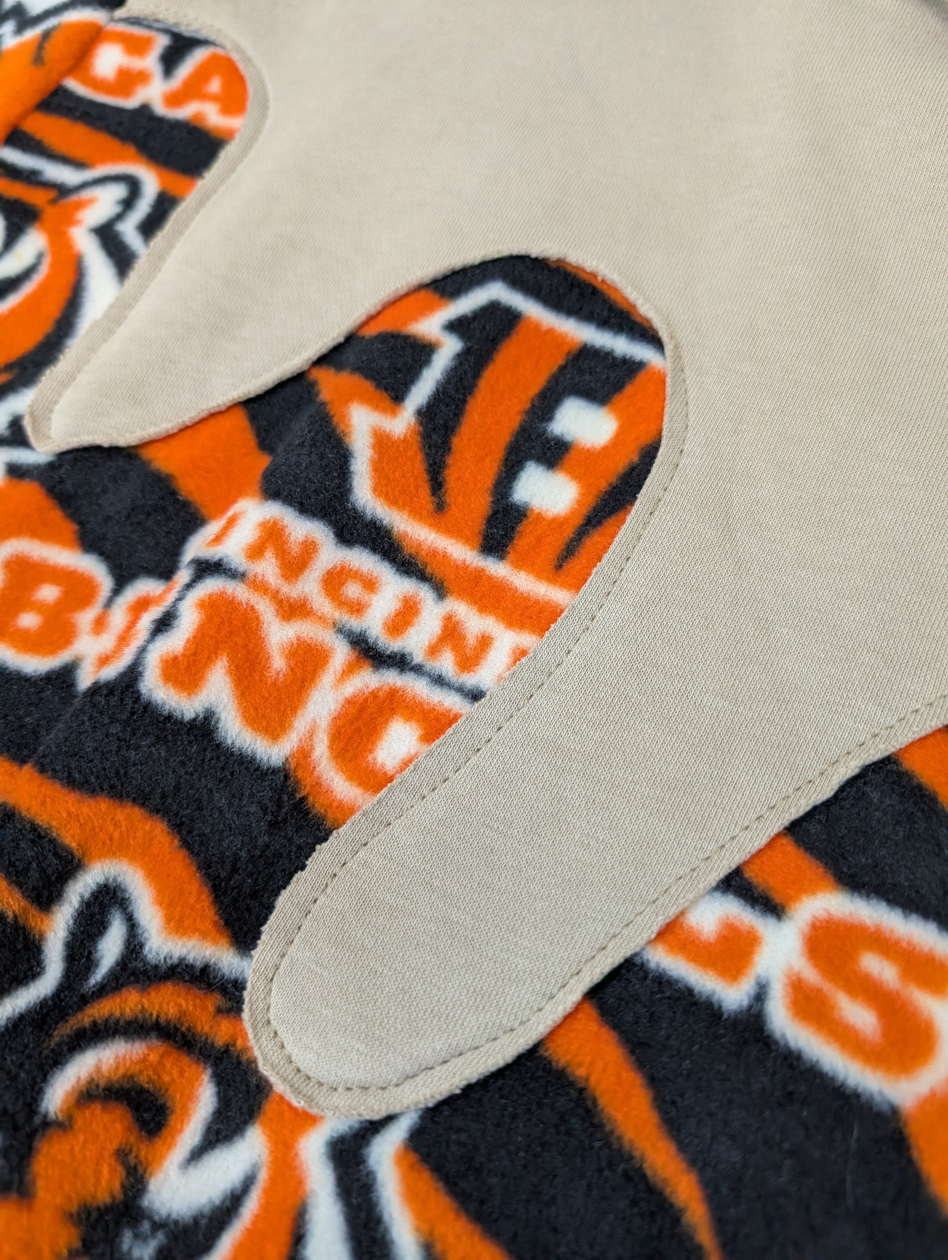 Nike upcyckling bluza z kapturem z Koca Cincinnati bengals NFL sportowa vintage