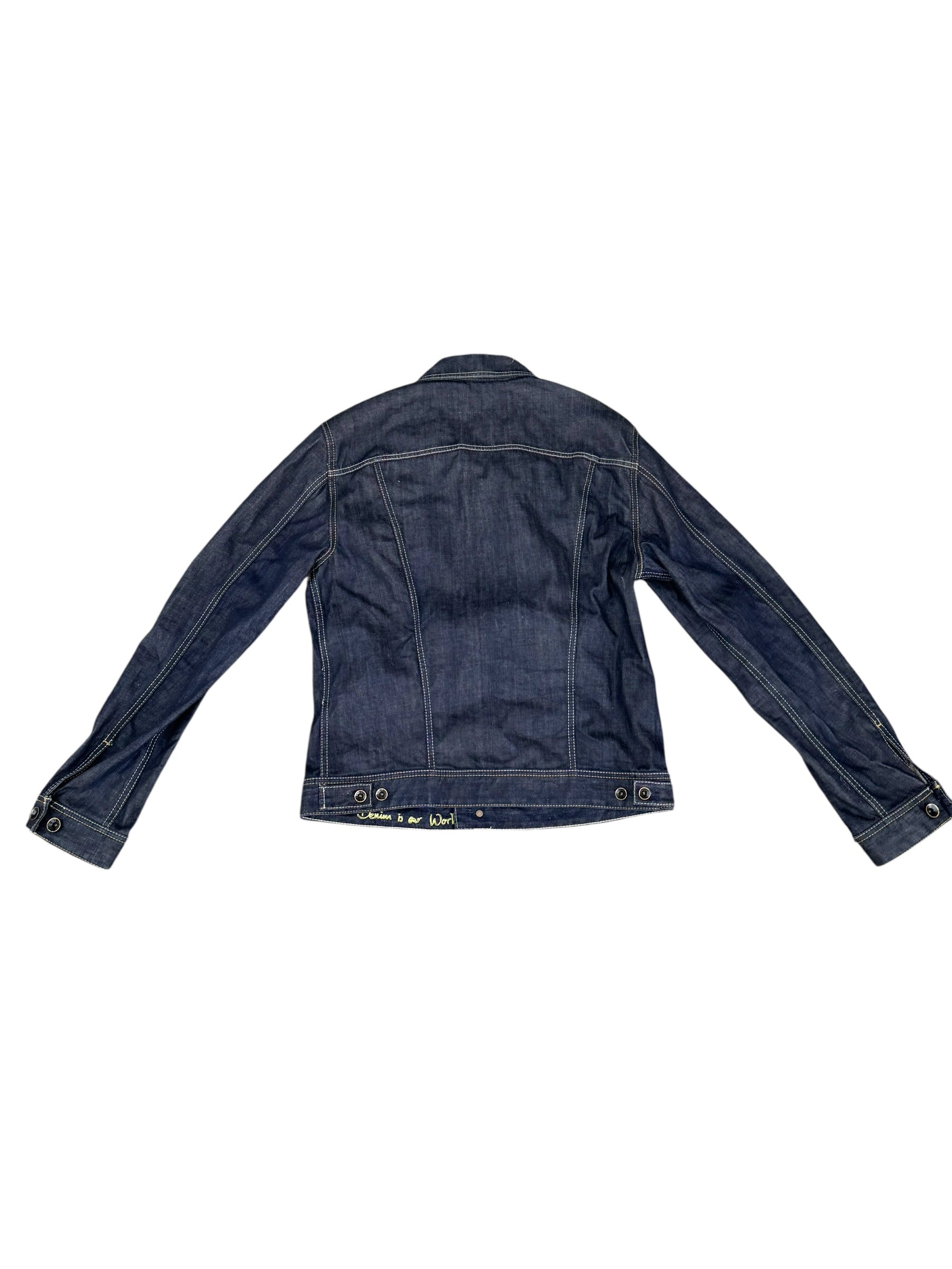 Rare 2008 Kurtka Jeansowa Trucker Jacket Denim Guess Premim