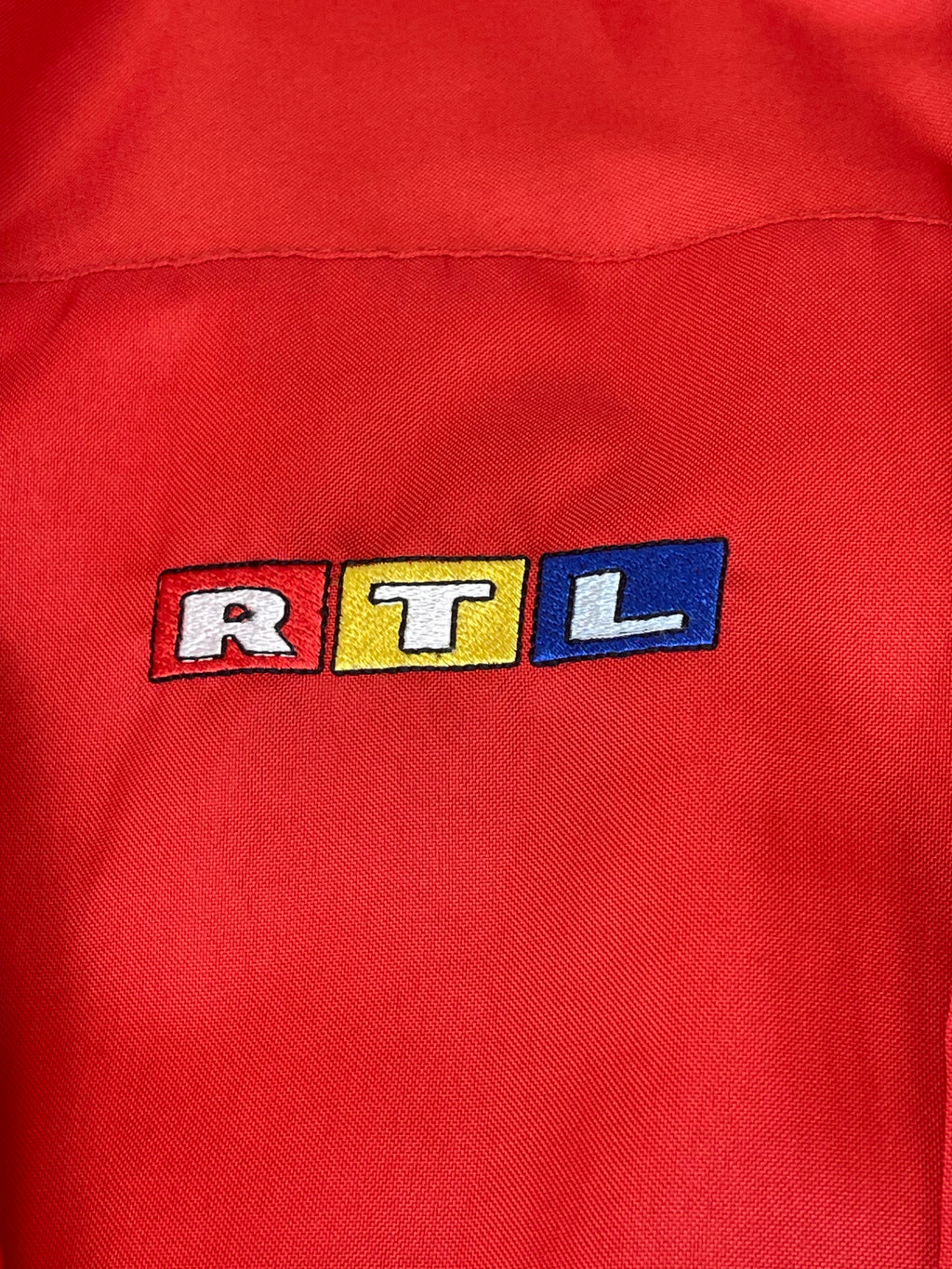 RTL formula 1 one vintage długa kurtka zimowa puchowa retro oldschool 90s