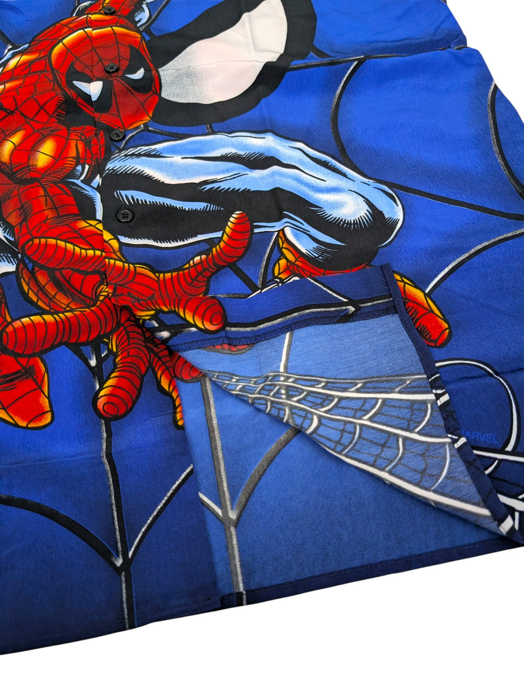 2002 Spiderman Nowa z Metkami Oversized marvel vintage y2k 2000s AOP koszula z krótkim rękawkiem Movie Promo