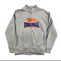 Grey Lonsdale London Zip Up Hoodie szarą rozpinaną sportowa bluza