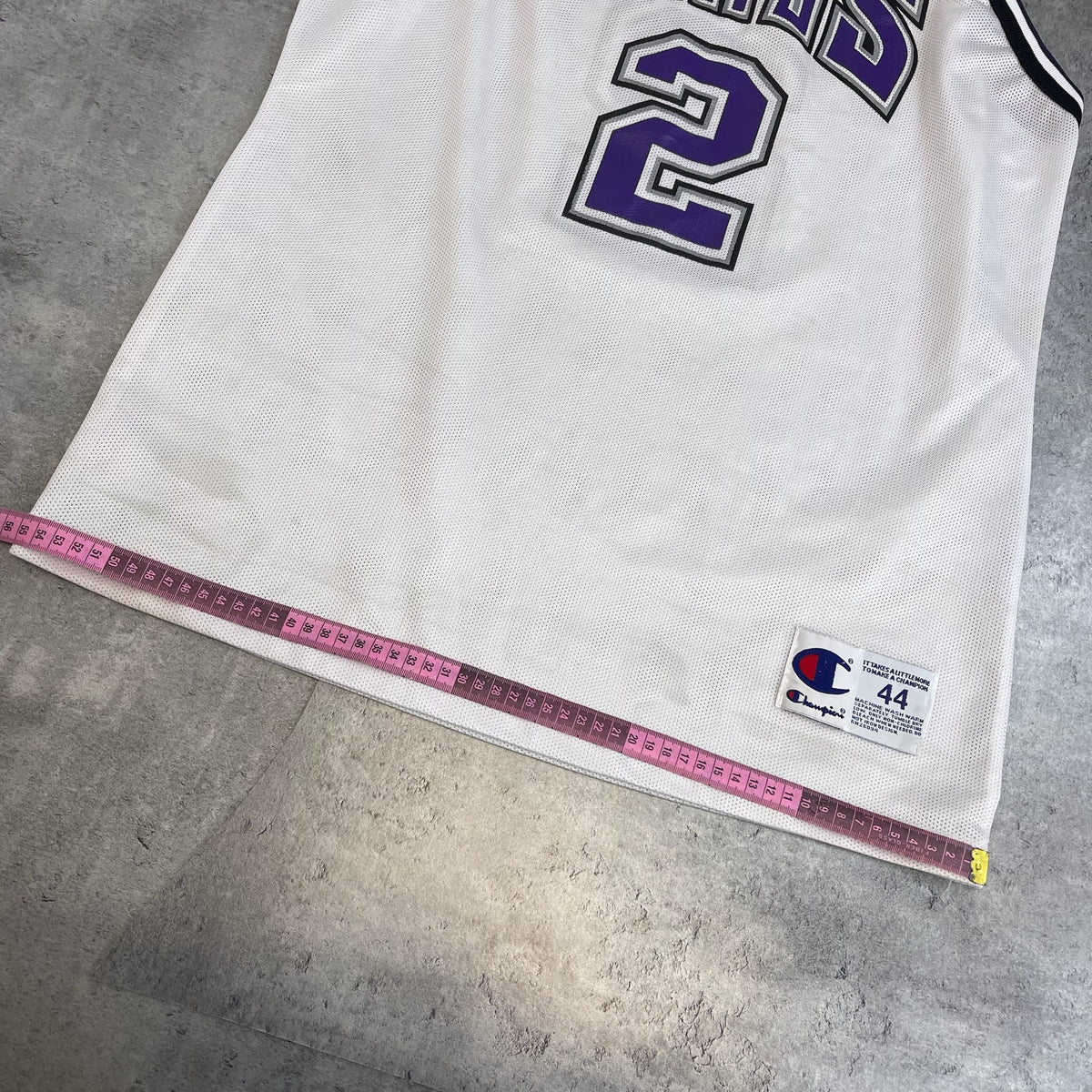Champion Sacramento Kings Mitch Richmond Jersey sz 44 L NBA Vintage 90s