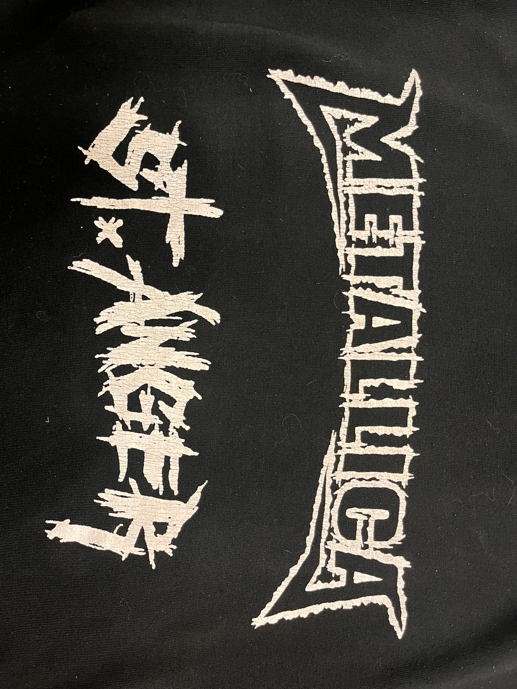 Early 2000s hoodie dwustronne Metallica St.Anger bluza koncertowa z kapturem