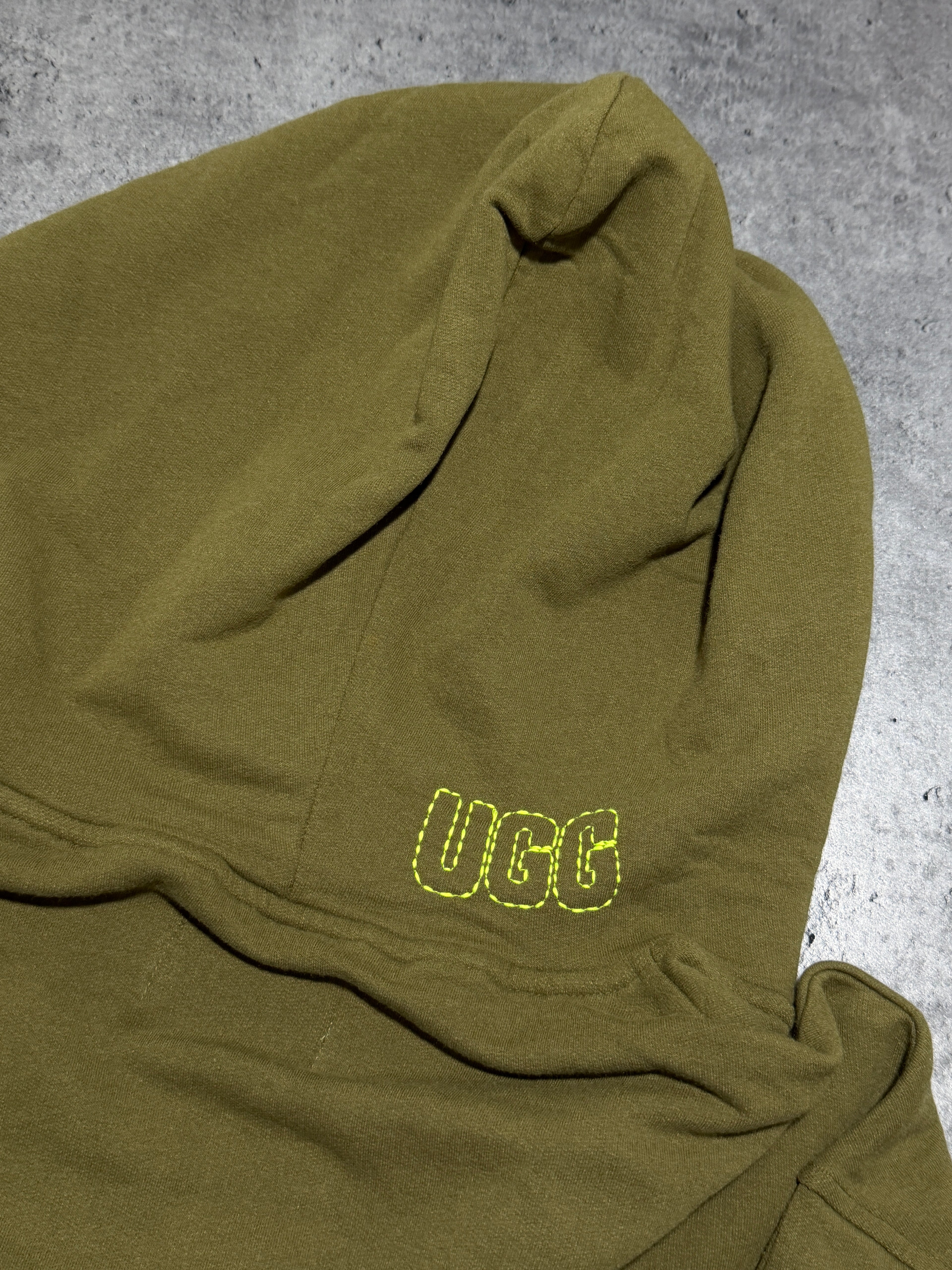 UGG oversize zip hoodie bluza z kapturem rozpinana
