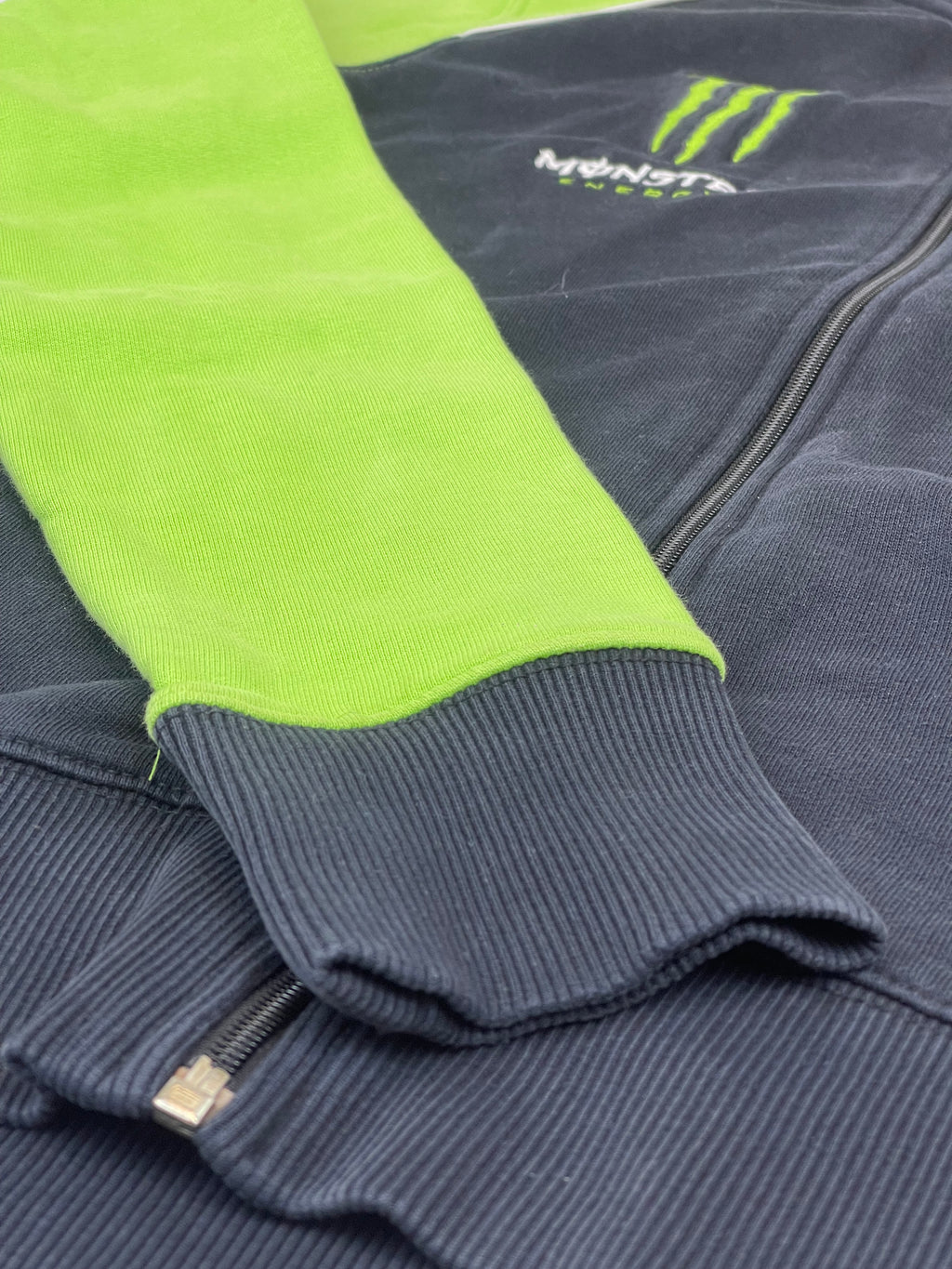 Monster energy x Kawasaki Racing tracksuit jacket bluza rozpinana wyścigowa y2k