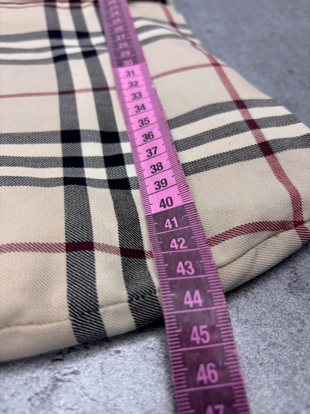RARE Burberry 100% Wool Flared Pants Premium Designer HighEnd Checkered Spodnie Eleganckie Wełniane