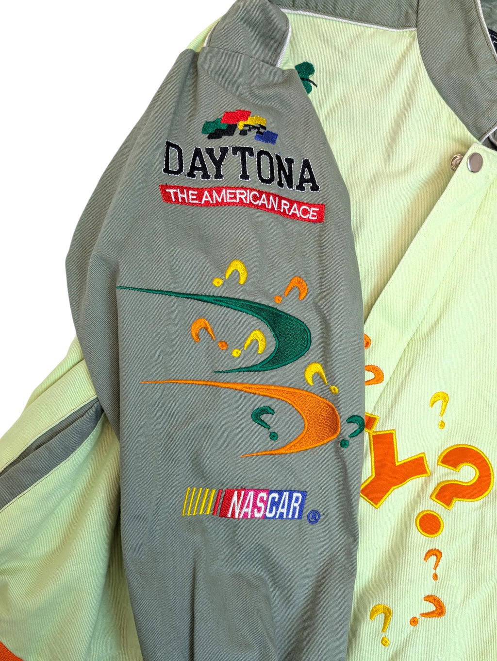 2004 Goofy x Daytona 500 NASCAR Bomber Jacket Kurtka Wyścigowa JH Designs