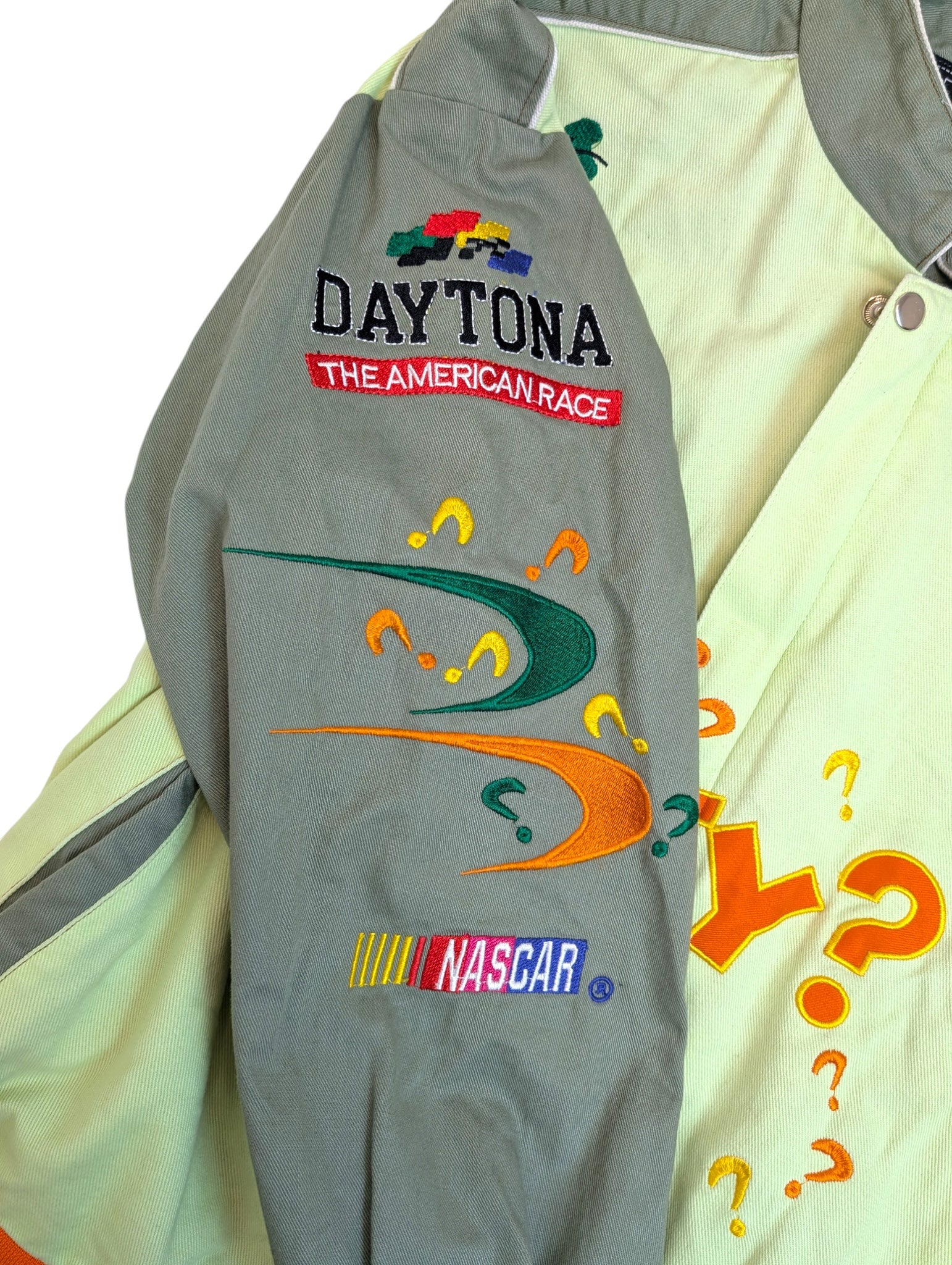 2004 Goofy x Daytona 500 NASCAR Bomber Jacket Kurtka Wyścigowa JH Designs