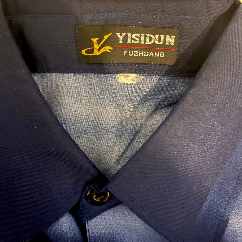 Y2K Japan Style Yisidun Fuzhuang Dragon Graphic Button Up Shirt koszula z krótkim rękawem