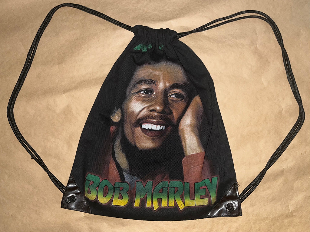 Vintage Bob Marley Jamaica Bag Backpack bawełniany plecak worek 1990s