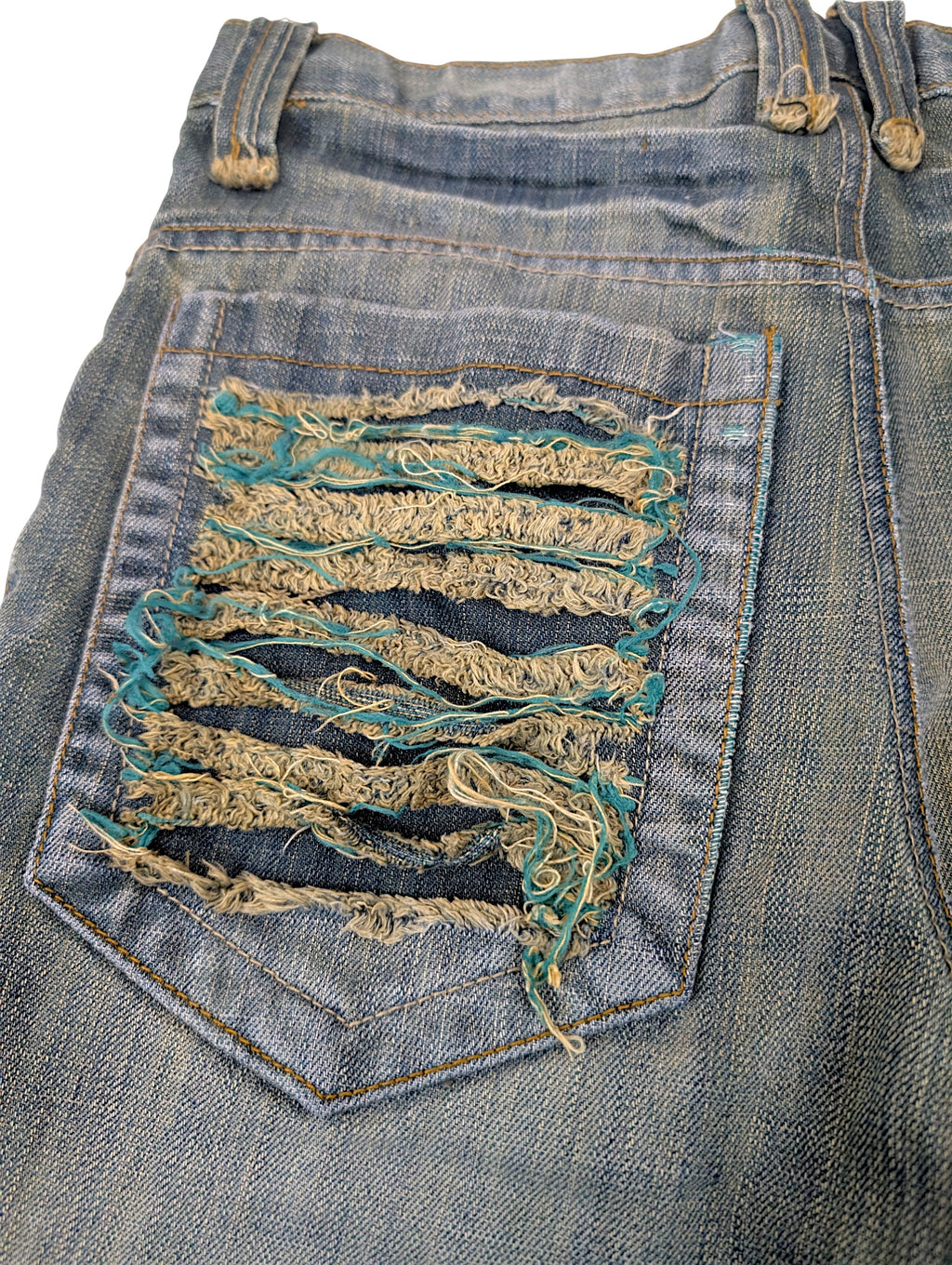 Vintage spodnie 90s billabong faded Y2K straight leg czaszki retro z przetarciami