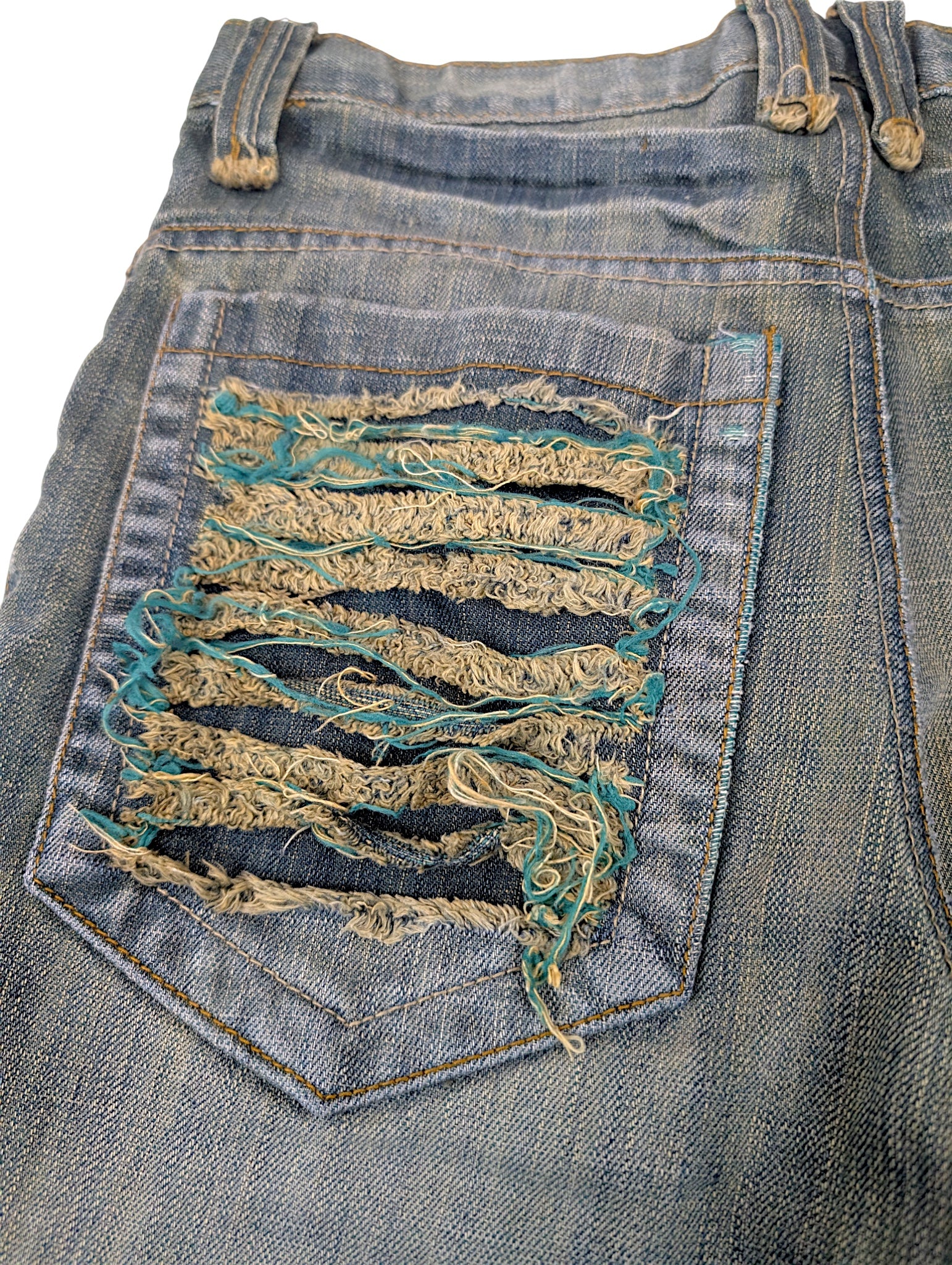 Vintage spodnie 90s billabong faded Y2K straight leg czaszki retro z przetarciami