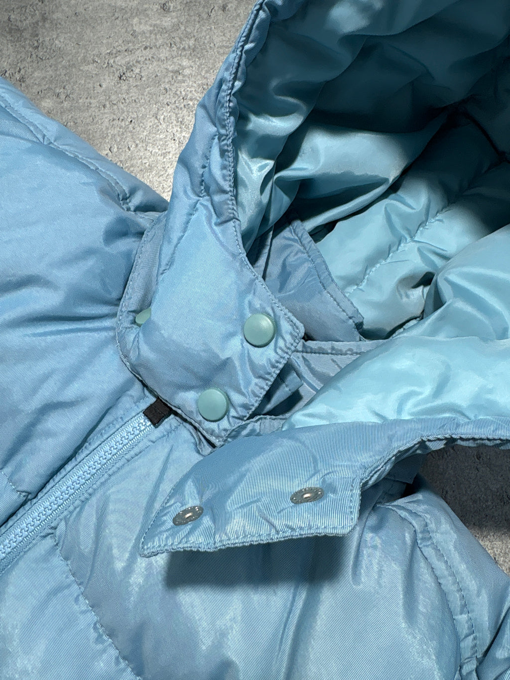 90s NIKE puffer jacket kurtka puchowa baby blue