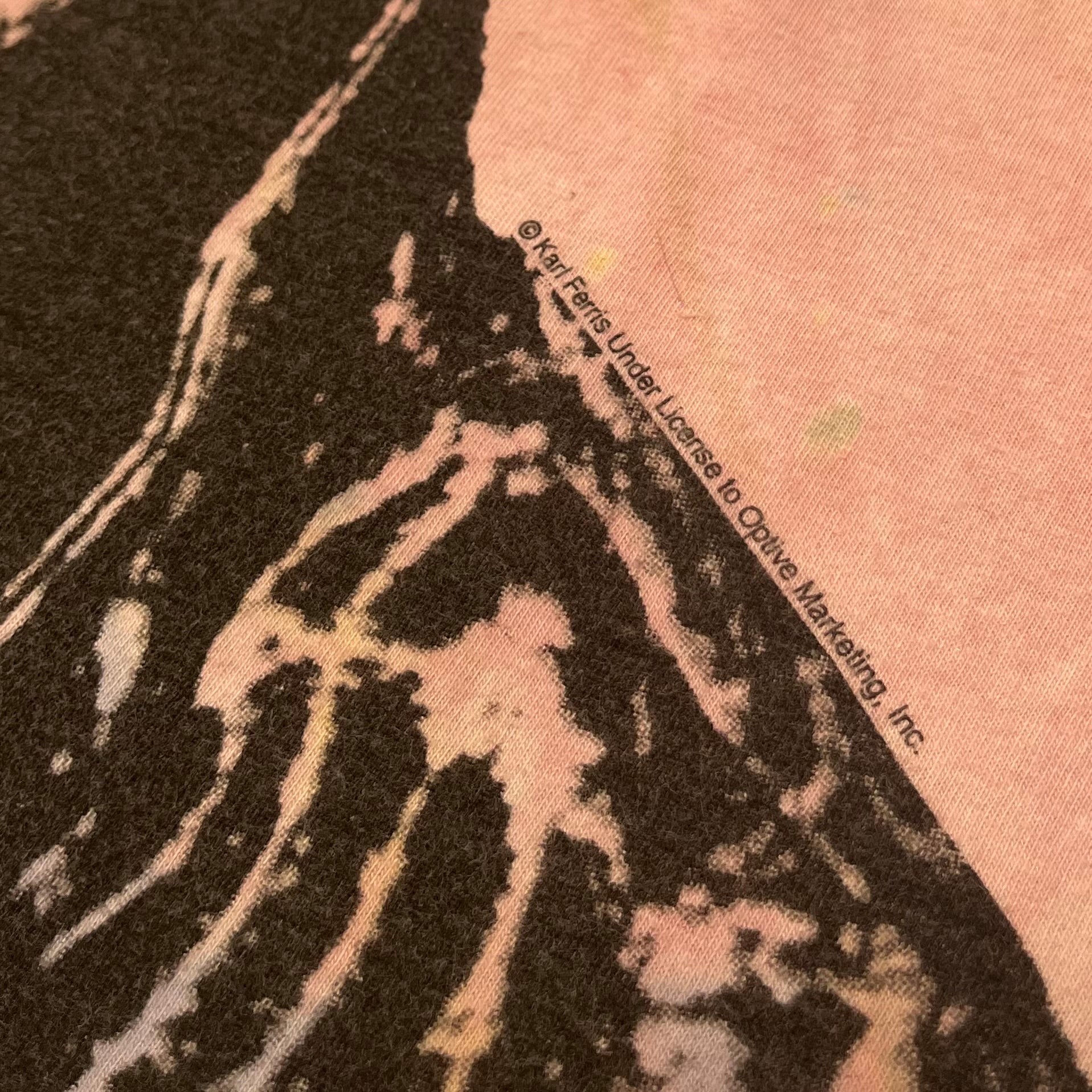 Tie Dye Jimi Hendrix Psychedelic Rock T-shirt Hippie Karl Ferris koszulka koncertowa Band Tee Big Print
