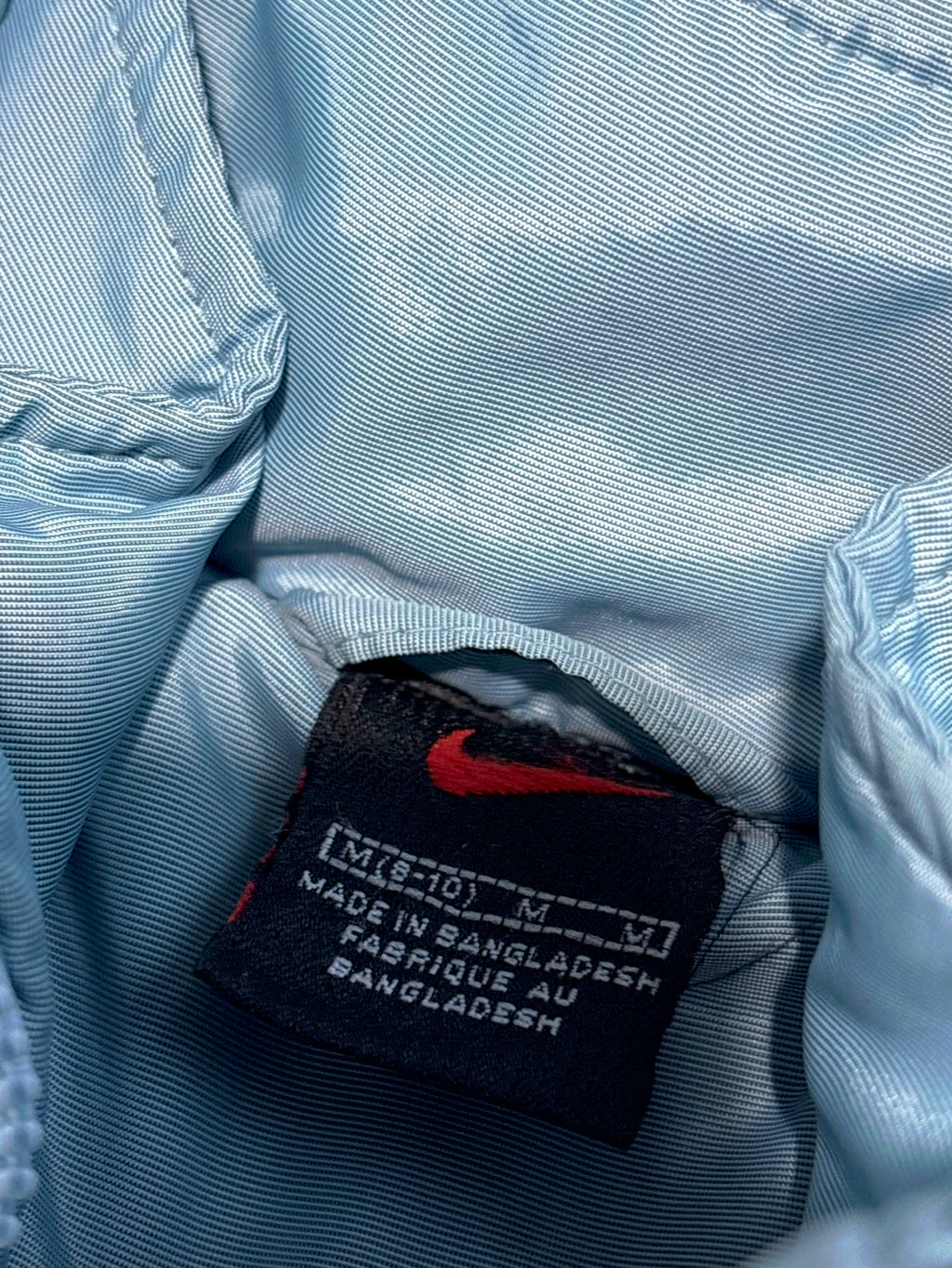 90s NIKE puffer jacket kurtka puchowa baby blue