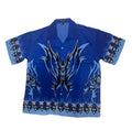 Y2K 2000s Tribal Button Up Shirt Japan Style Fullprint Ricky Style Trailer Park Boys Oldschool wakacyjna koszula z krótkim rękawem