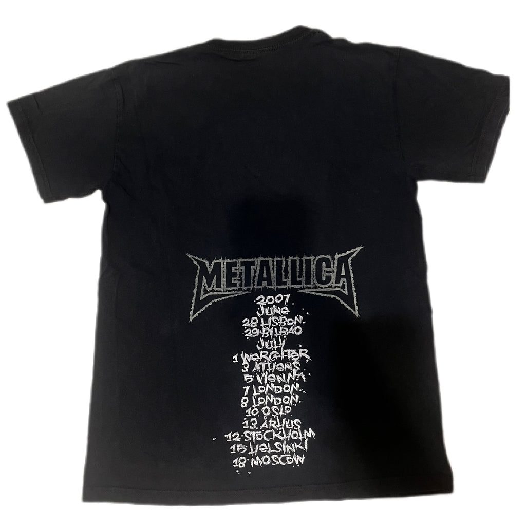 T-shirt z trasy koncertowej Metallica 2007 Gildan Sick of the studio band merch tee